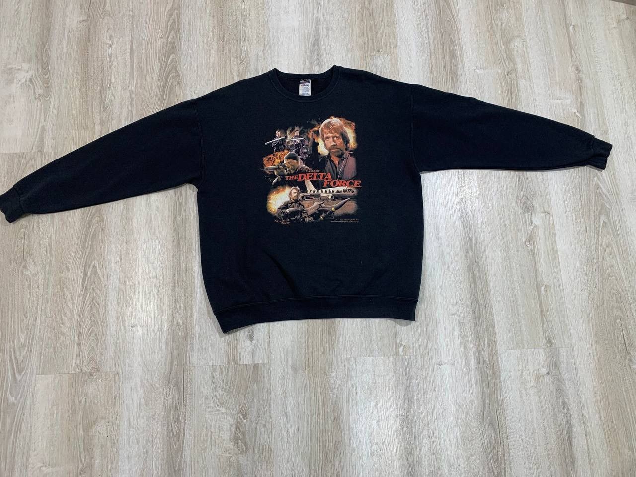 Vintage Mens vintage sweatshirt The Delta Force 1986-2011 Size XL Size US XL / EU 56 / 4 - 1 Thumbnail