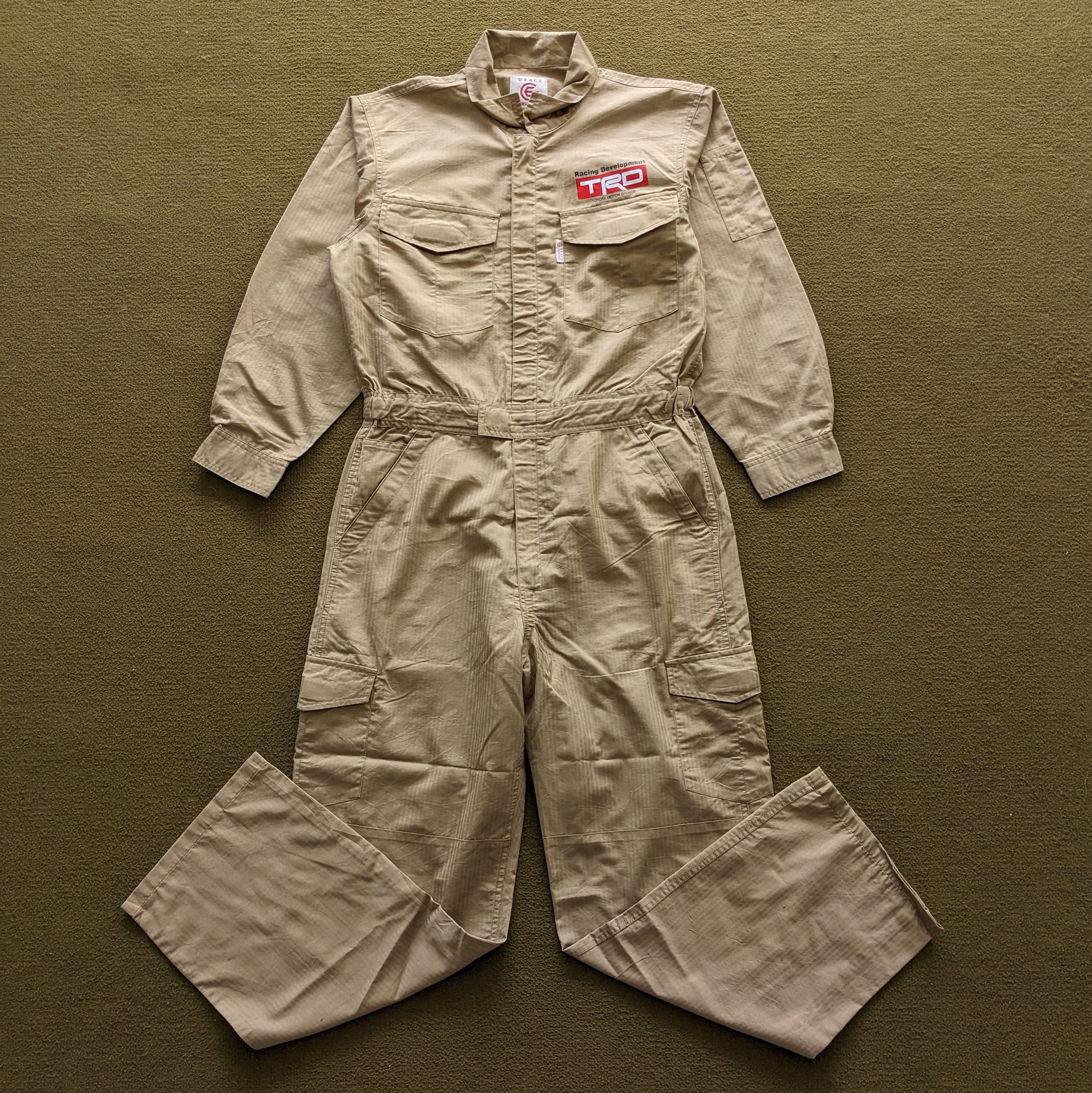 Vintage Vintage TRD TOYOTA Racing Coverall Workwear Custom Jacket Size US S / EU 44-46 / 1 - 3 Thumbnail