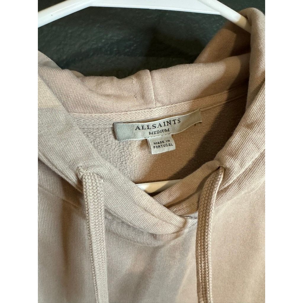 Allsaints All Saints Light Pink/ Cream Hoodie, oversized woman's M Size M / US 6-8 / IT 42-44 - 2 Thumbnail