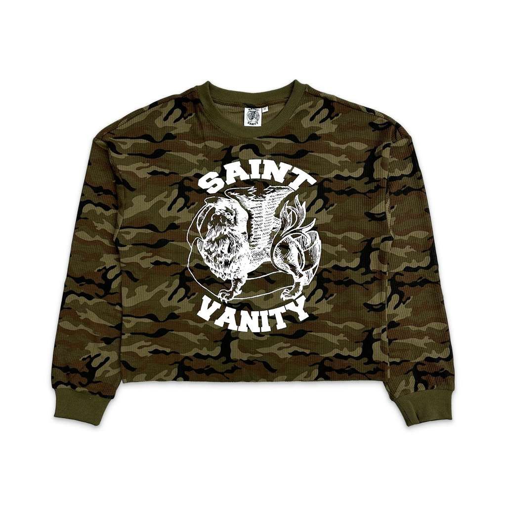 Saint Vanity Saint Vanity 'Green Camo' Thermal LS Tee Size US M / EU 48-50 / 2 - 1 Preview