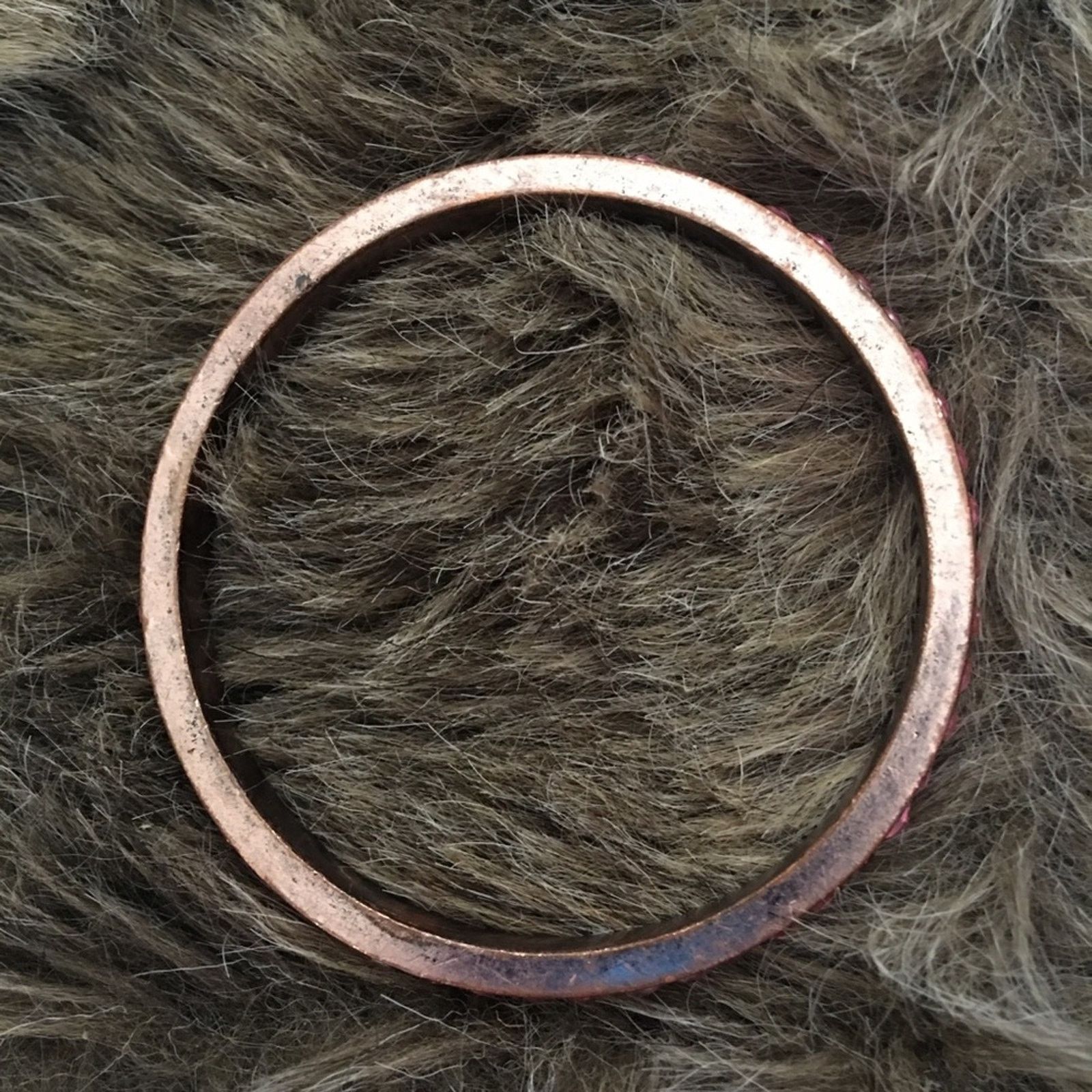 Vintage Vintage pink crystal rhinestone bangle bracelet Size ONE SIZE - 3 Thumbnail