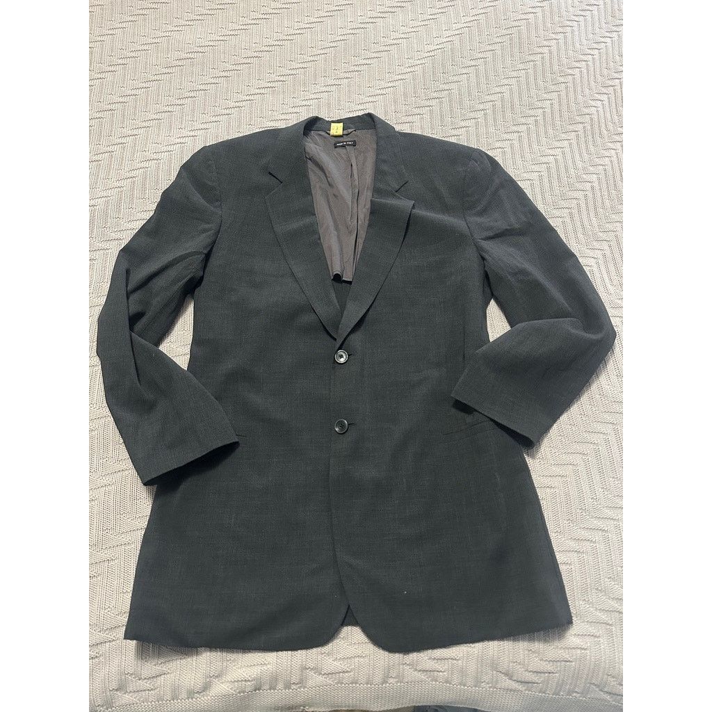 Giorgio Armani Giorgio Armani gray wool lightweight blazer size 40R Size 40R - 1 Thumbnail
