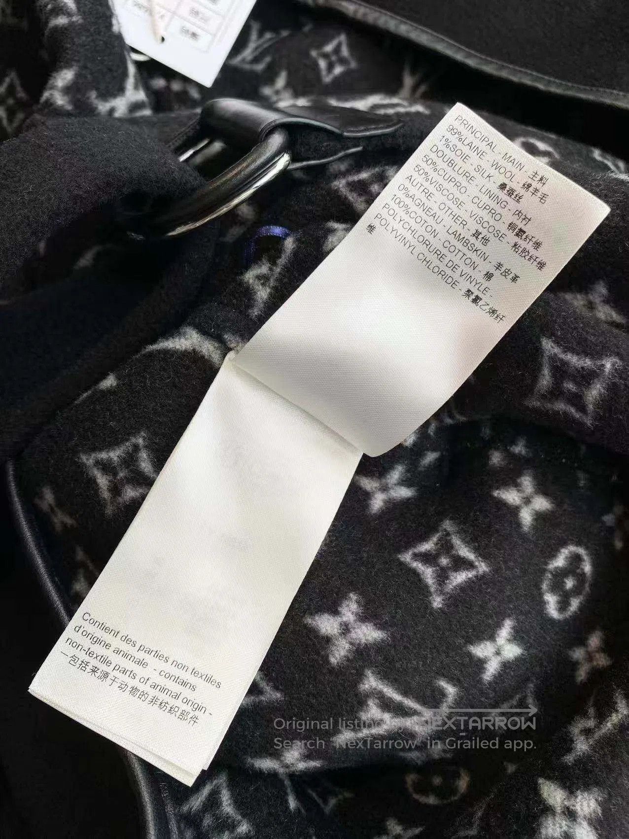 Louis Vuitton Louis Vuitton Black Mini Monogram Bathrobe Coat| Size 4XL / US 24-26 - 6 Thumbnail