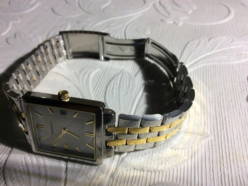 Designer Sekonda men's white dial two tone stainless steel bracelet Size ONE SIZE - 3 Thumbnail