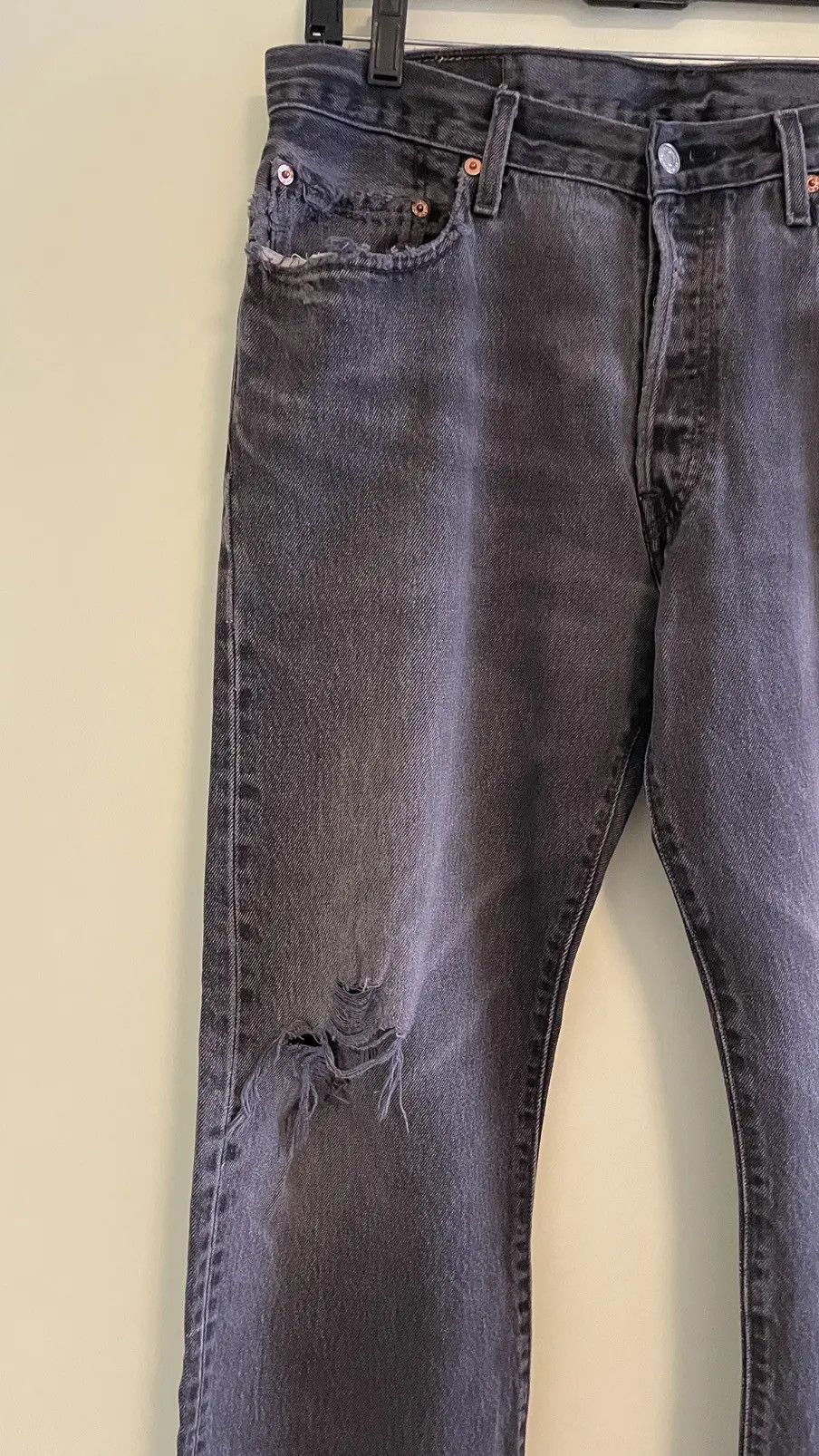Levi's Vintage Clothing Vintage Levis Washed Black Size US 32 / EU 48 - 3 Thumbnail