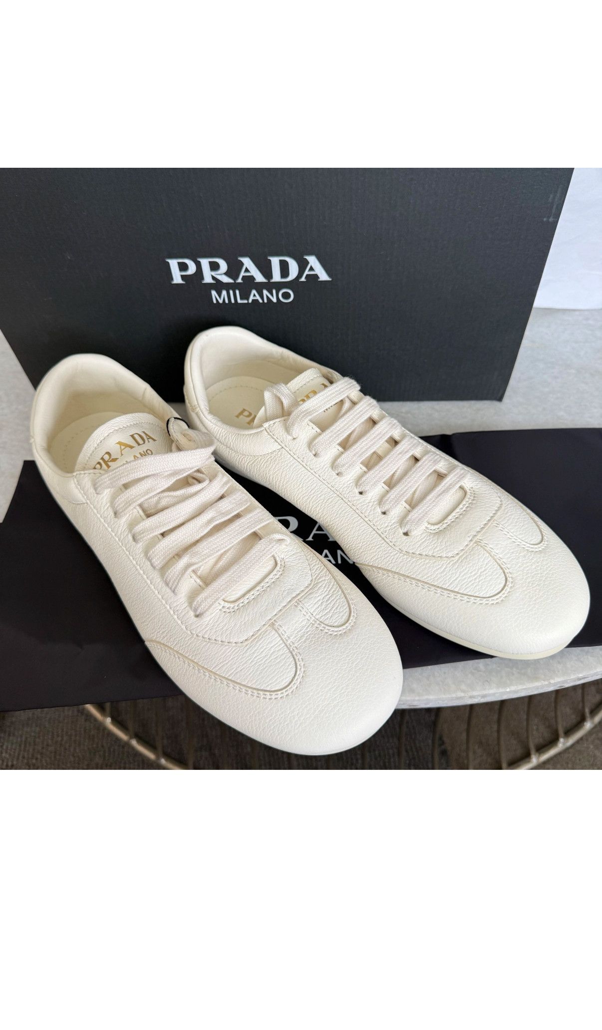 Prada Leather Torpedo Sneakers Size US 7 / EU 40 - 2 Thumbnail