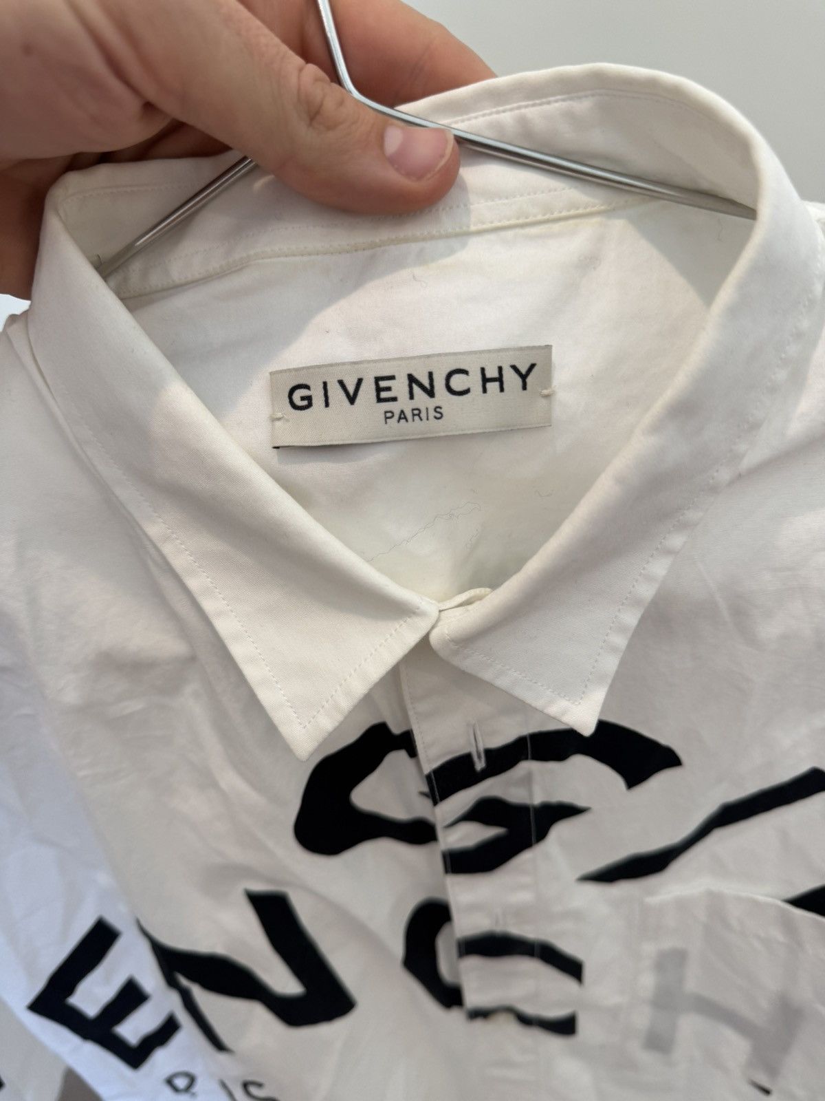 Givenchy Givenchy logo short sleeve button up Size US XS / EU 42 / 0 - 3 Thumbnail