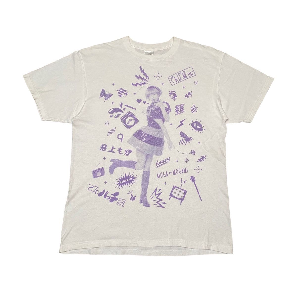 Band Tees × Japanese Brand × Vintage Moga Mogami Japanese Idol Waifu Promo T Shirt Size US XL / EU 56 / 4 - 1 Thumbnail
