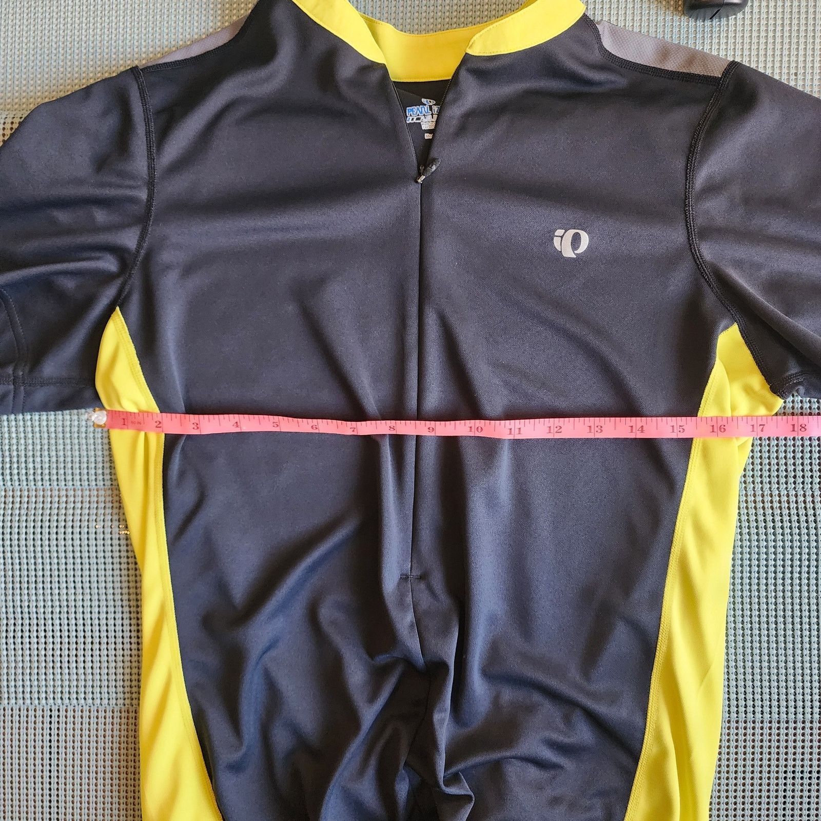 PEARL iZUMi Men's Pearl Izumi Black Yellow Bike Shirt M Zip Size US M / EU 48-50 / 2 - 7 Thumbnail