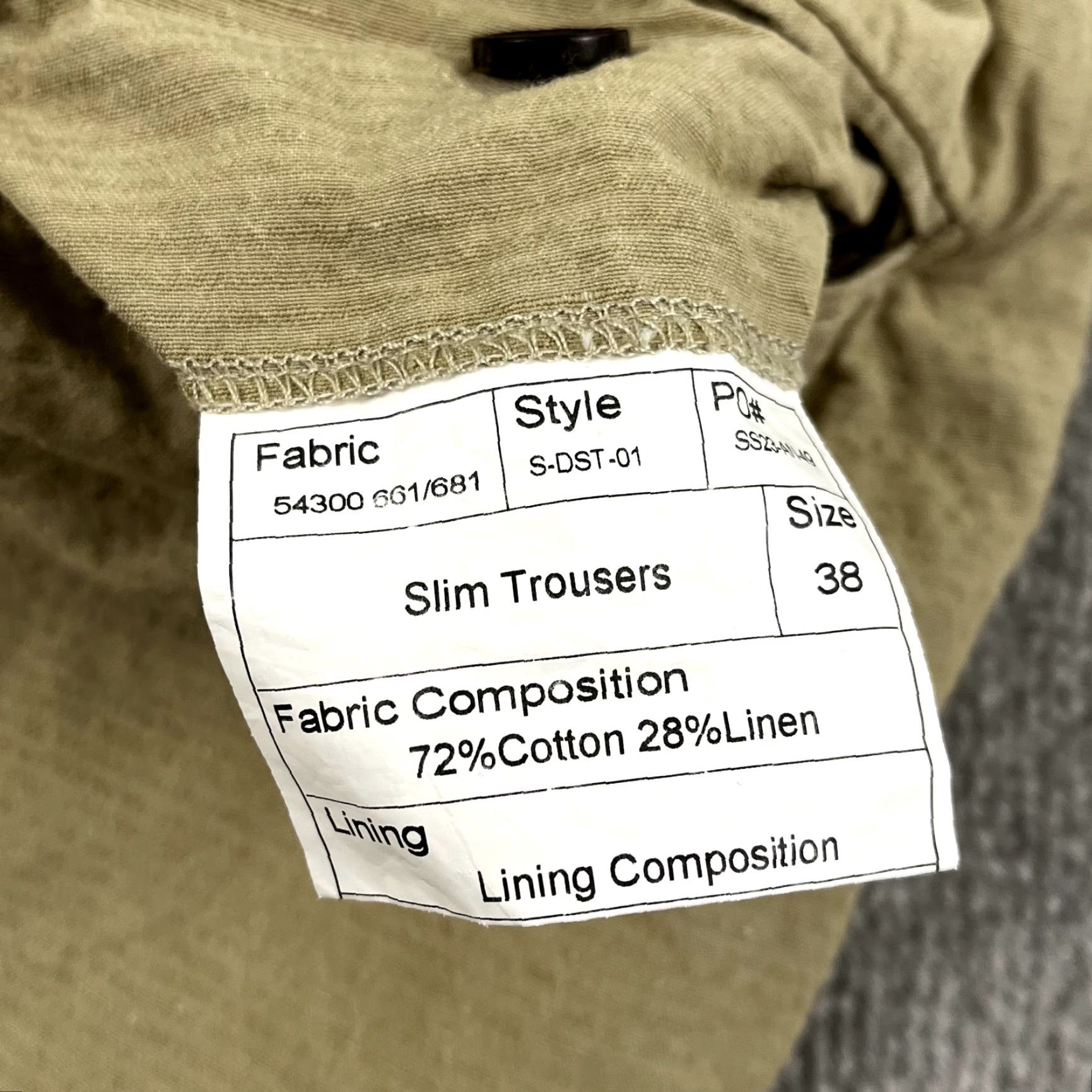 Vintage VINTAGE Spier & Mackay Men's Pants Size 38 x 32 Brown Linen Blend Slim Trousers Casual Business Size US 38 / EU 54 - 2 Thumbnail