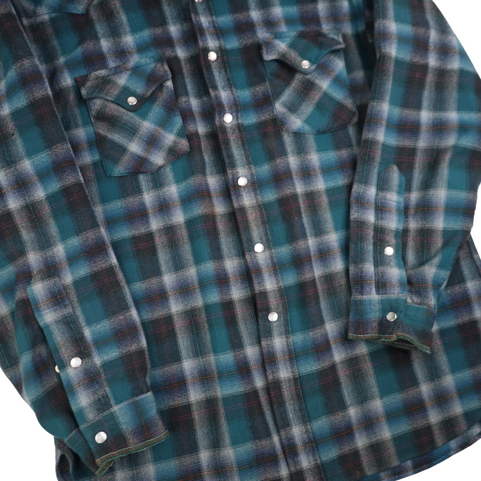 Pendleton × Vintage VTG Pendleton High Grade Western Wear Shadow Snap Shirt Size US XL / EU 56 / 4 - 3 Thumbnail