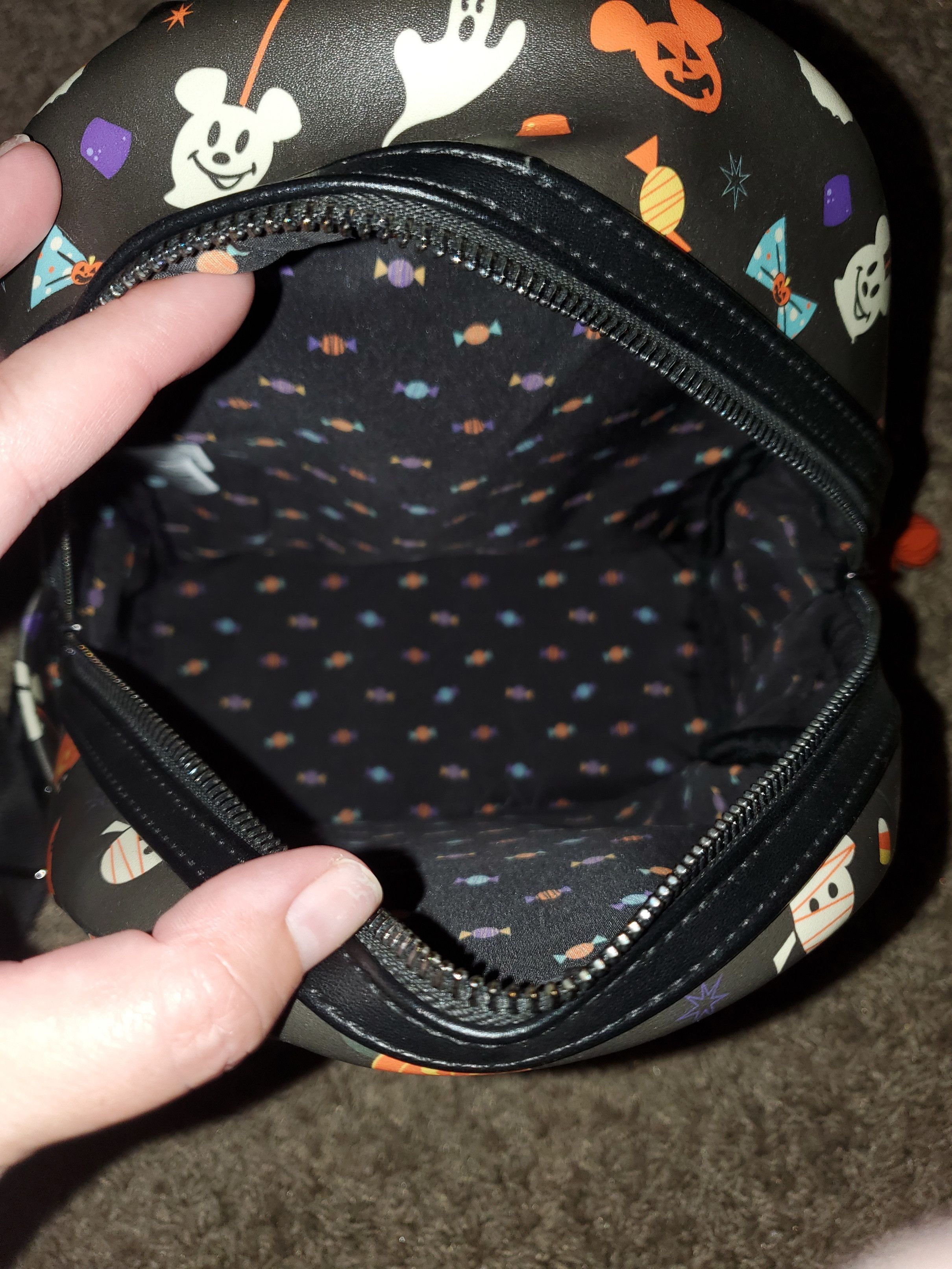 Disney Loungefly Mickey Halloween Backpack w/ Matching Keychain Size ONE SIZE - 5 Thumbnail