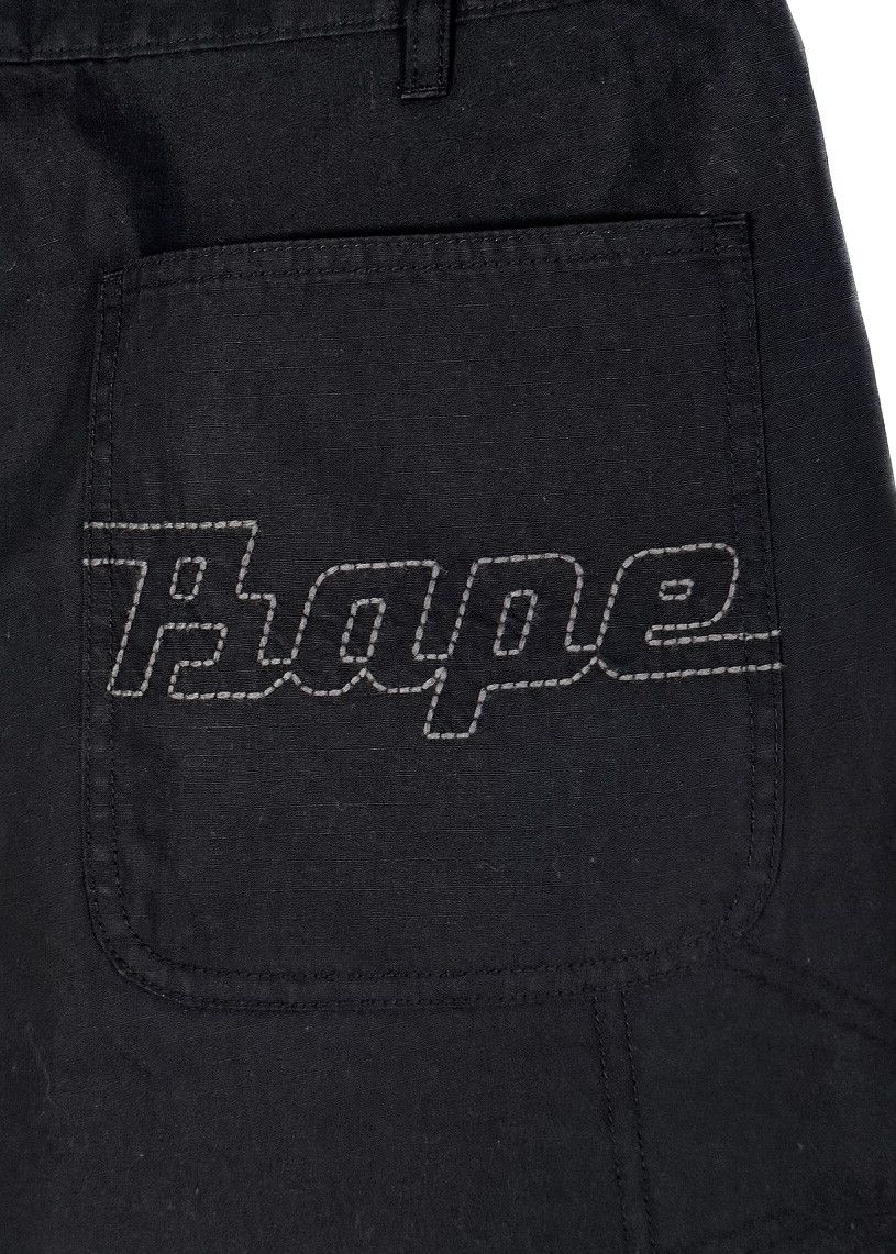 Bape Bape Black Cotton Nylon Logo Embroidered Bermuda Shorts Size US 36 / EU 52 - 4 Thumbnail