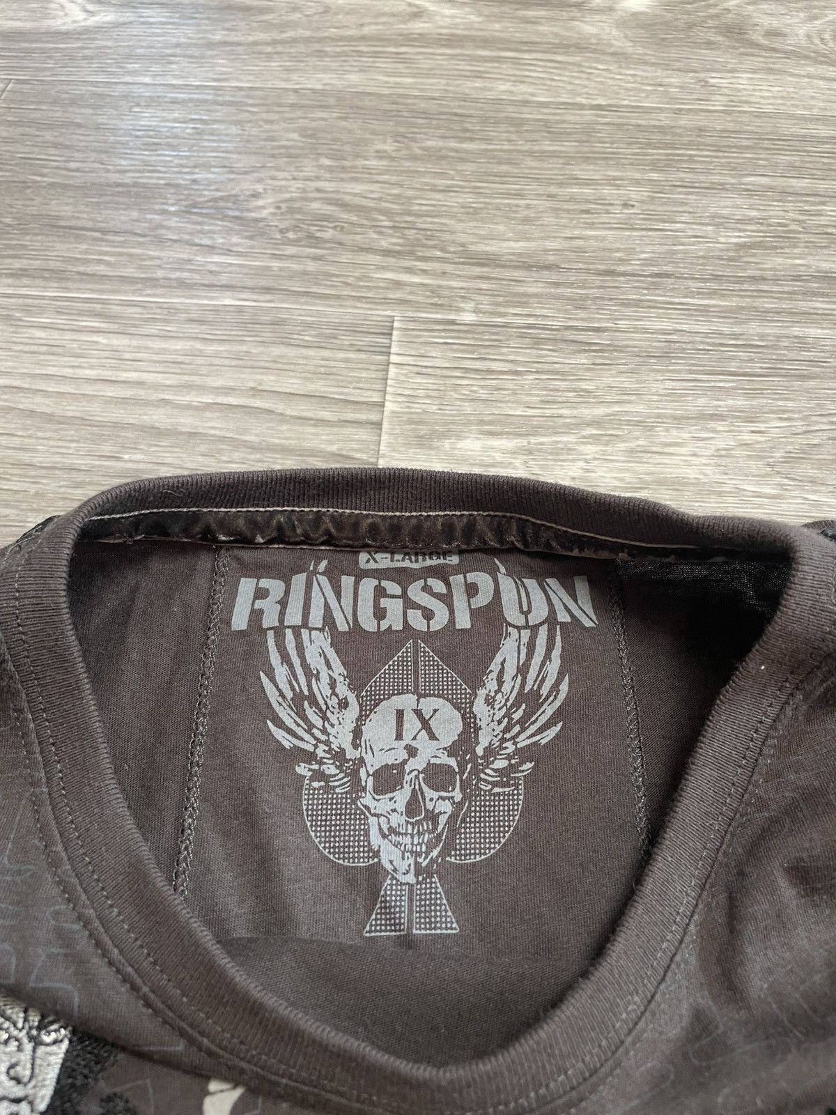 Ringspun Vintage Ringspun Art Of War Embroidered Samurai Japan Tee Size US XL / EU 56 / 4 - 9 Thumbnail