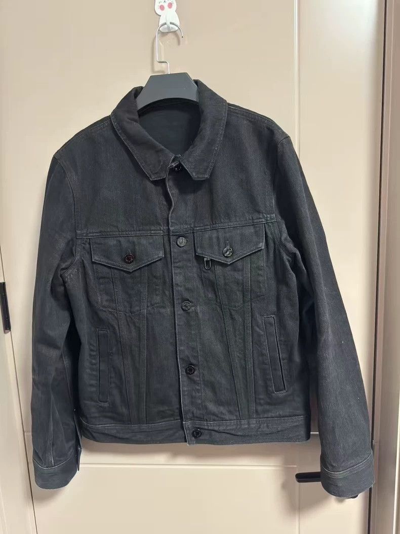 Louis Vuitton Louis Vuitton Black washed denim jacket Size US M / EU 48-50 / 2 - 1 Thumbnail