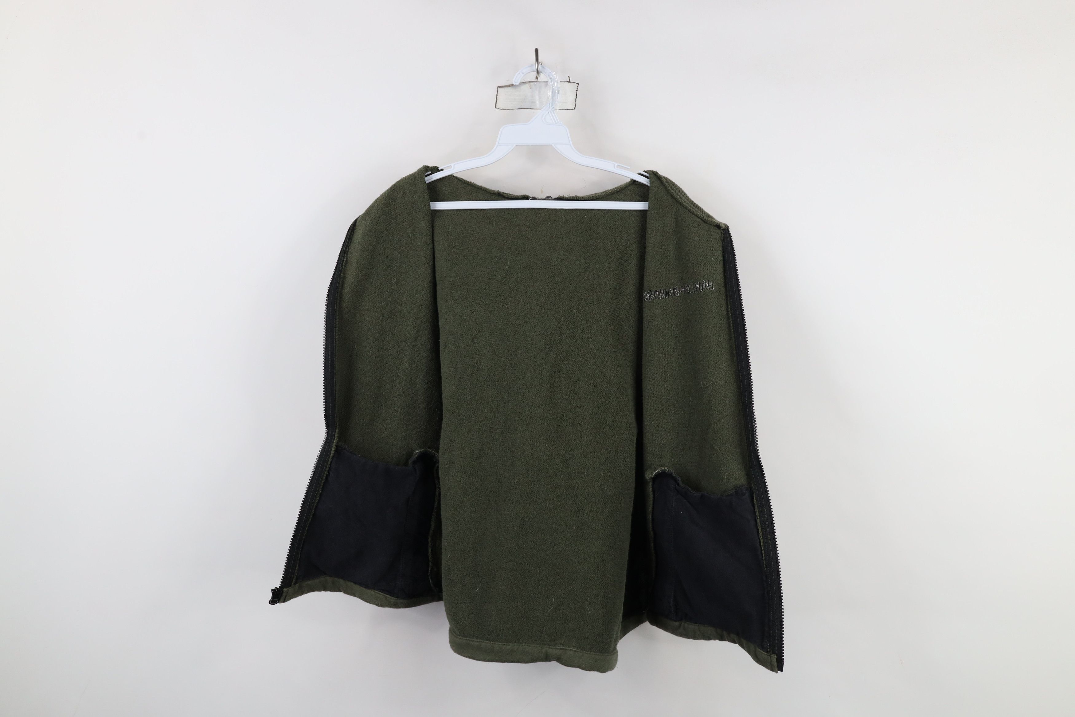 Harley Davidson × Vintage Vintage Y2K Harley Davidson Spell Sleeveless Hoodie Green Size US M / EU 48-50 / 2 - 9 Thumbnail