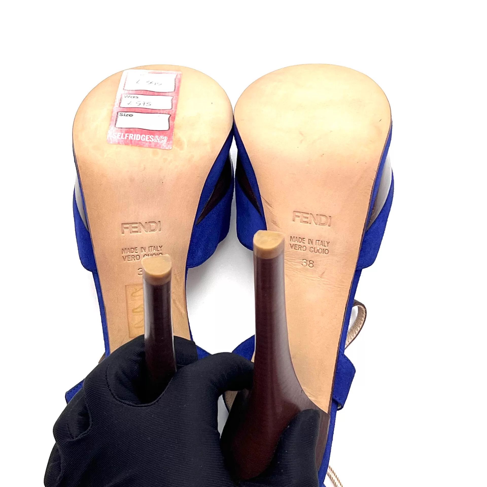 Fendi FENDI Women's 38 Heels w/ Auth Tag 3052604152530 Size US 7.5 / IT 37.5 - 2 Thumbnail