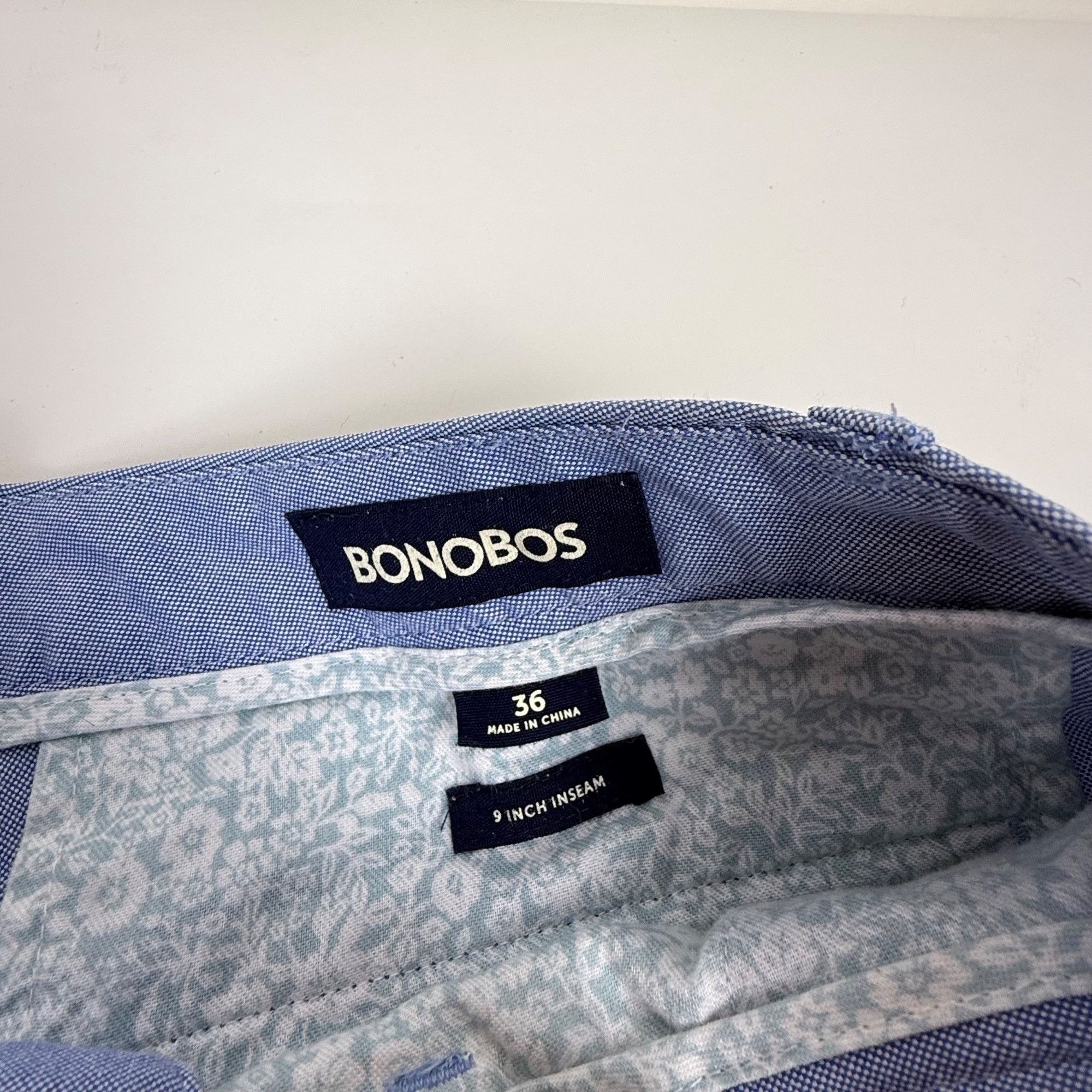 Bonobos Bonobos Men's Casual Shorts 9" Inseam Blue Size 36 Size US 36 / EU 52 - 2 Thumbnail