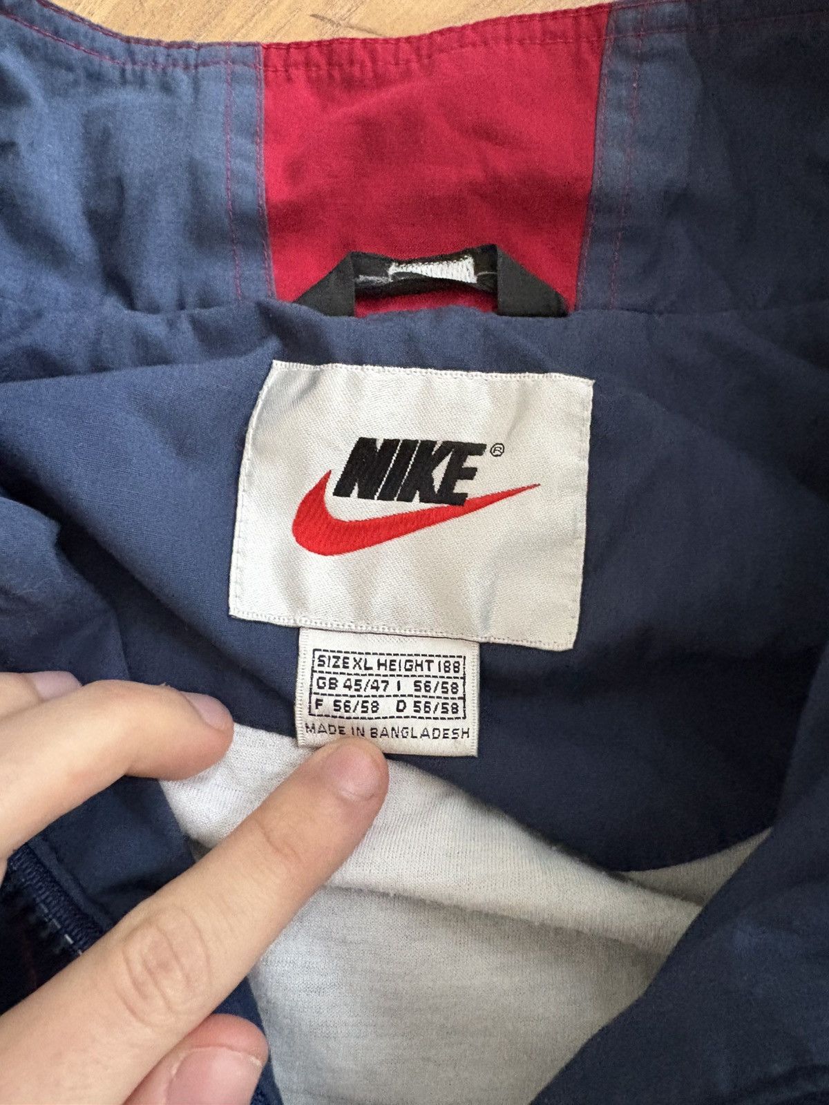 Nike 90s Vintage Nike Athletic Vintage Oversized Spellout Logo Size US XL / EU 56 / 4 - 7 Thumbnail