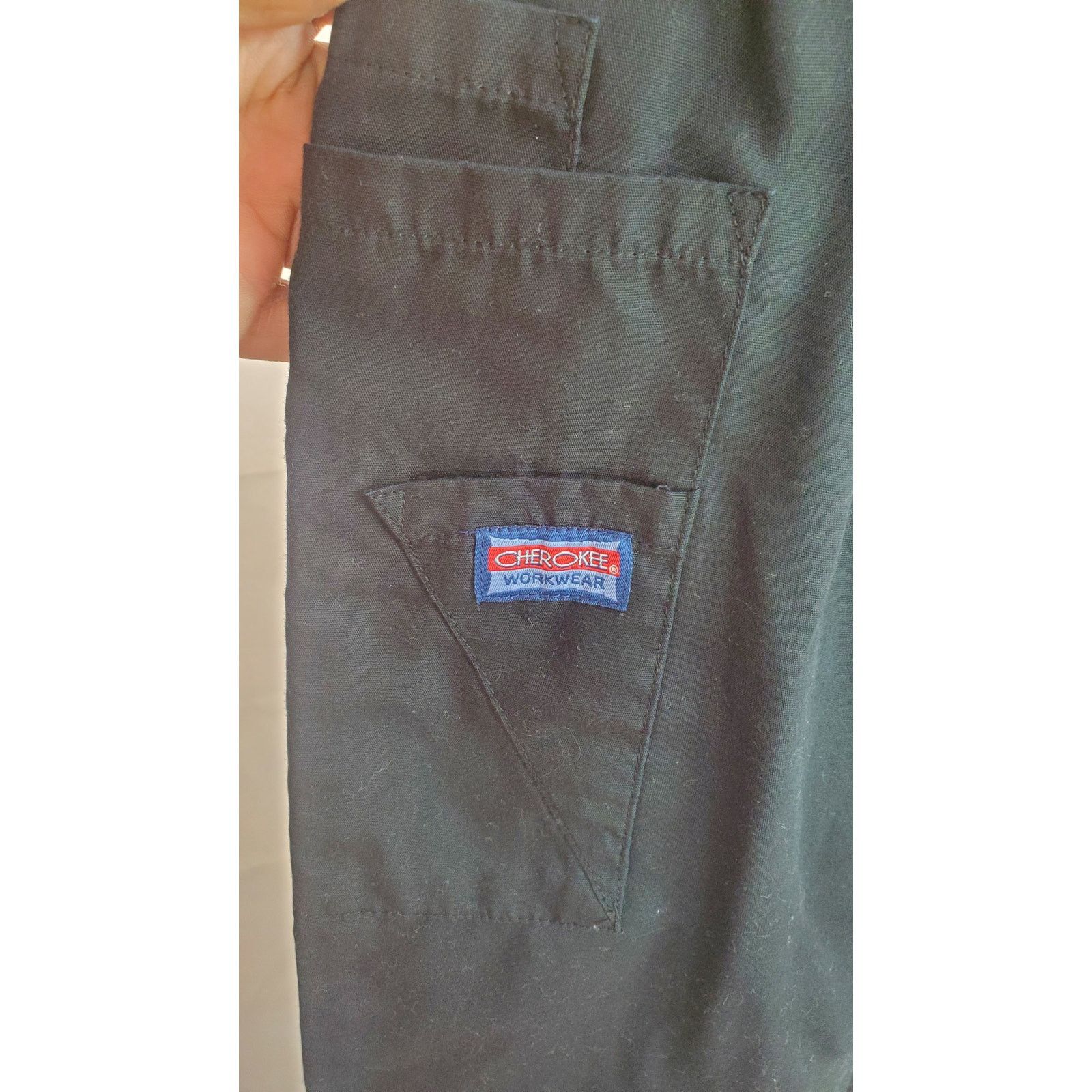 Cherokee 2 Pack Cherokee Workwear Black Scrub Pants Uniform Small Size 28" / US 6 / IT 42 - 4 Thumbnail