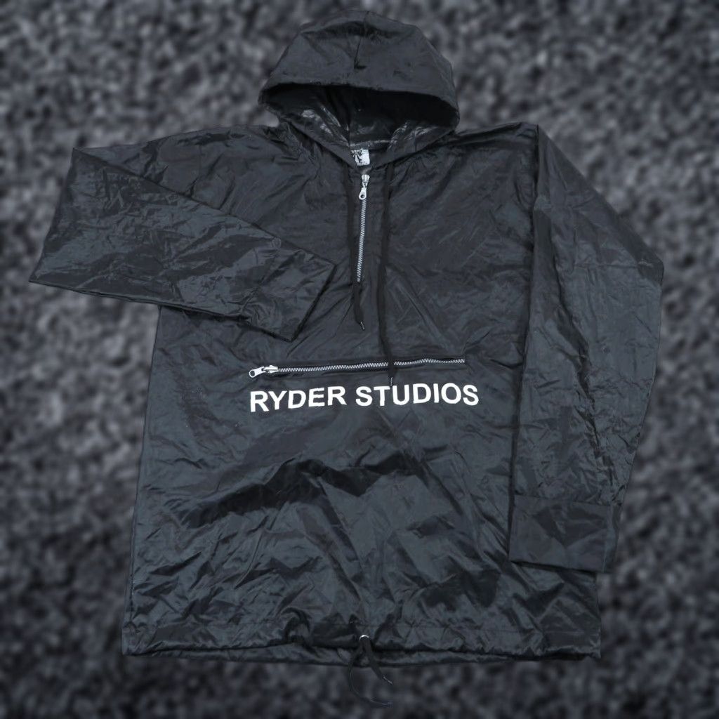 Vintage VINTAGE Ryder Studios Jacket Men Large Black Full Zip Convertible Hood Windbreaker Rain Size US L / EU 52-54 / 3 - 1 Thumbnail