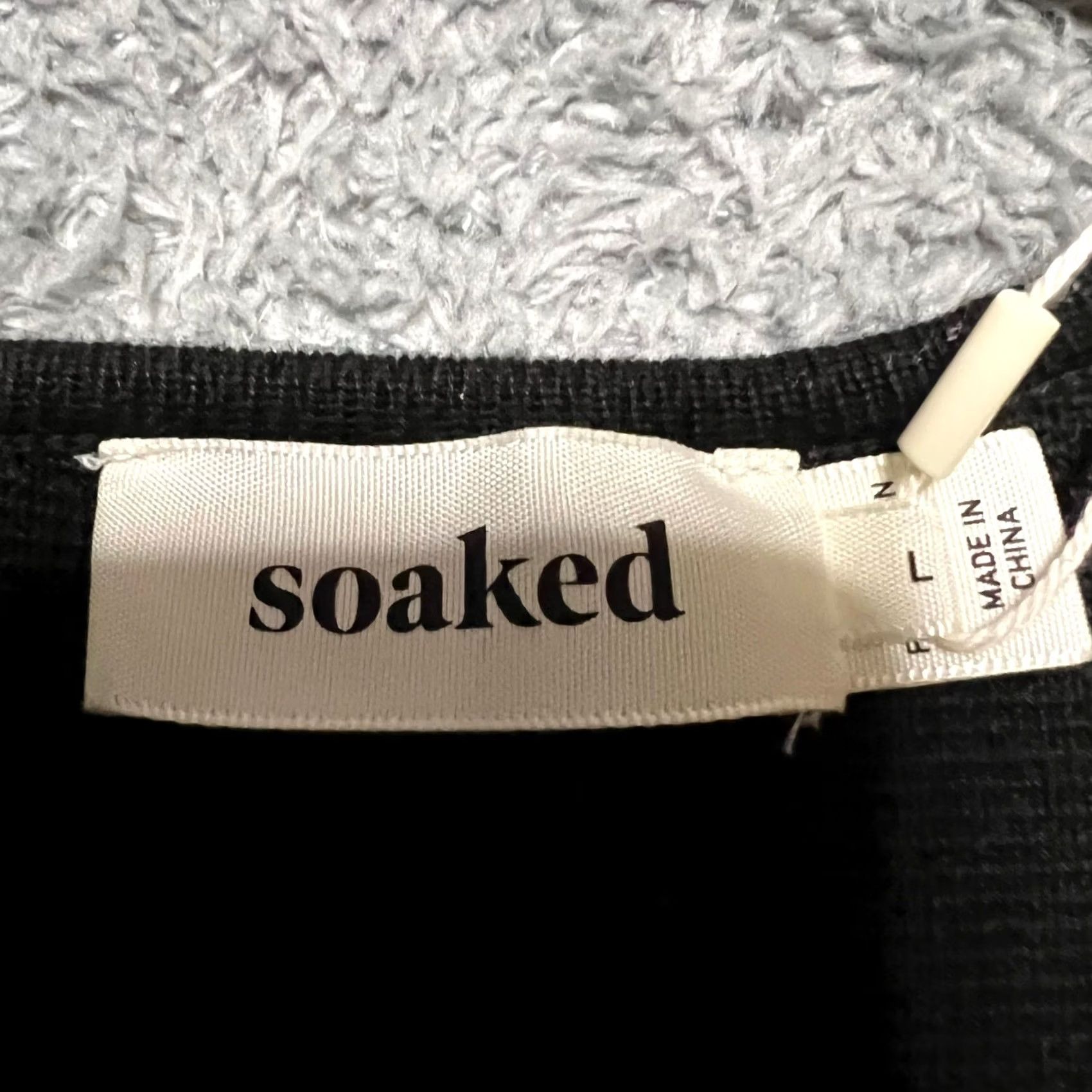 Vintage Soaked Sweater Vest Womens Large SL Haven Waistcoat Black Button Vest L Womens Black Button Soaked Waistcoat Size L / US 10 / IT 46 - 6 Thumbnail