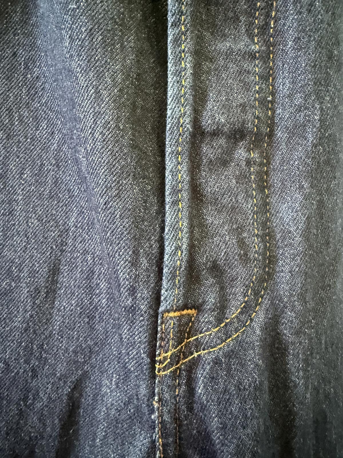 Unknown London Dark Blue High-Waisted Women's Jeans Size 14 Size 34" / US 12 / IT 48 - 3 Thumbnail