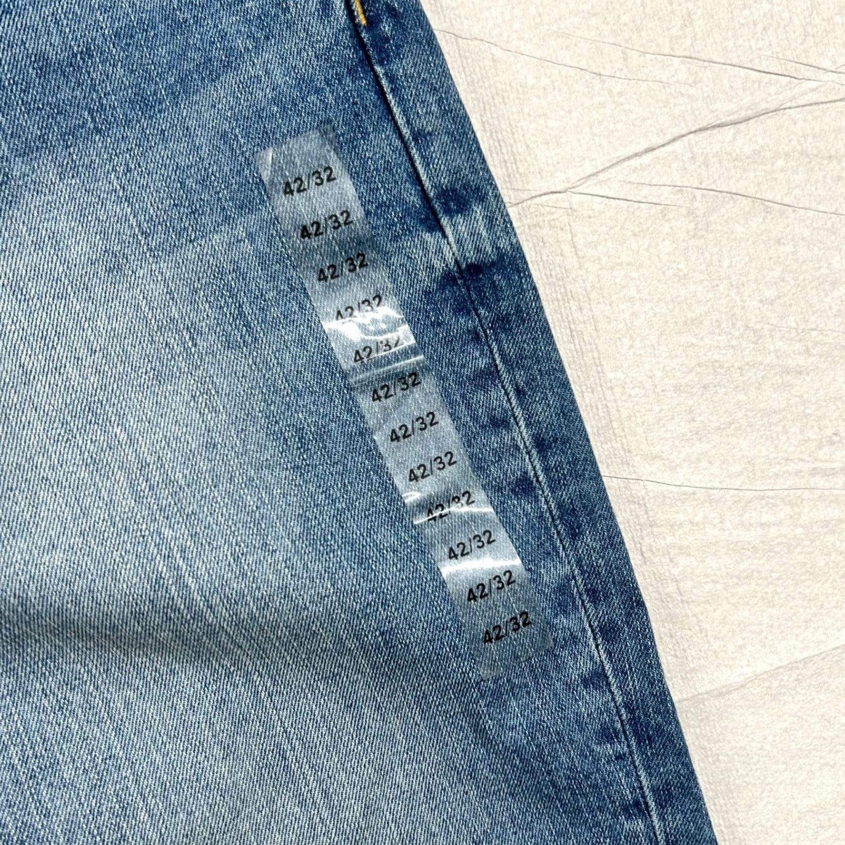 American Eagle Outfitters American Eagle Jeans Mens 42x32 Original Straight Classic 5-Pocket Denim Blue Size US 42 / EU 58 - 3 Thumbnail