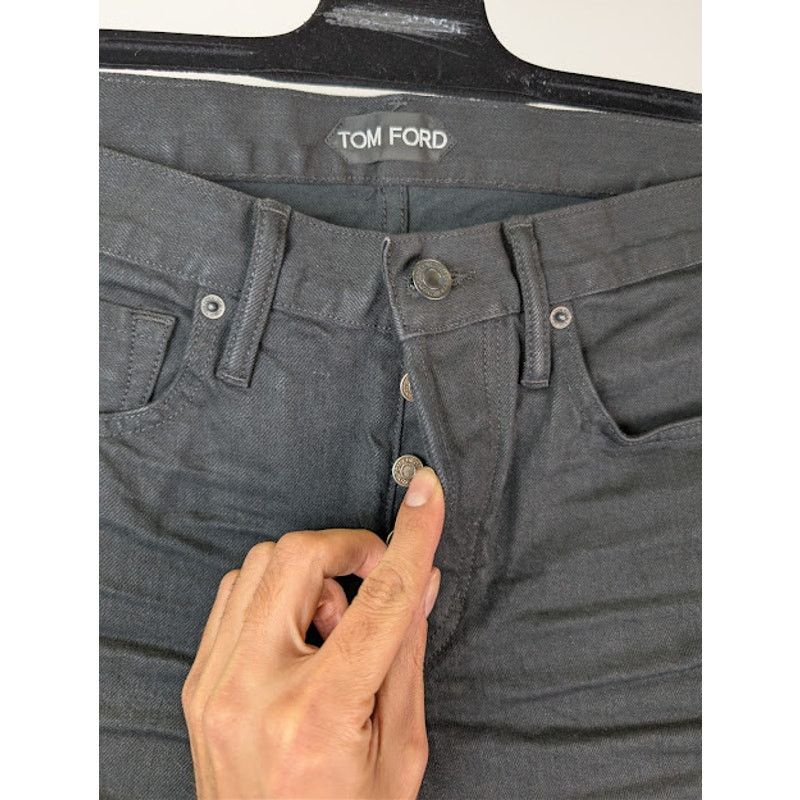 Tom Ford o1rshd1 Slim-Fit Denim Jeans in Black Size US 31 - 7 Thumbnail