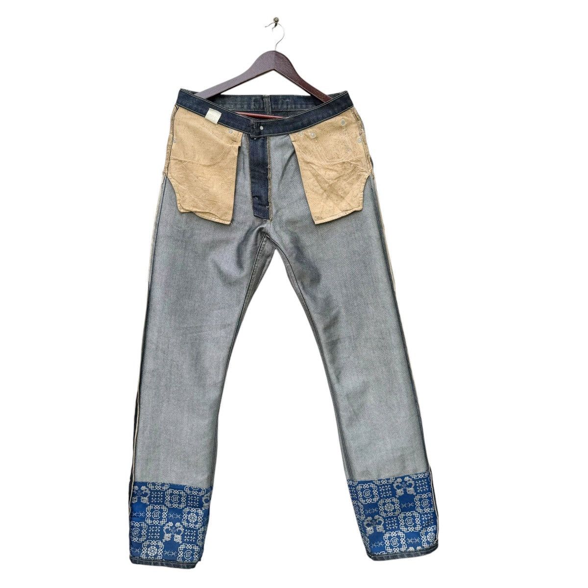 CLOT × Levi's Rare Selvedge Levis Clot Kazuki Jeans Size US 34 / EU 50 - 5 Thumbnail