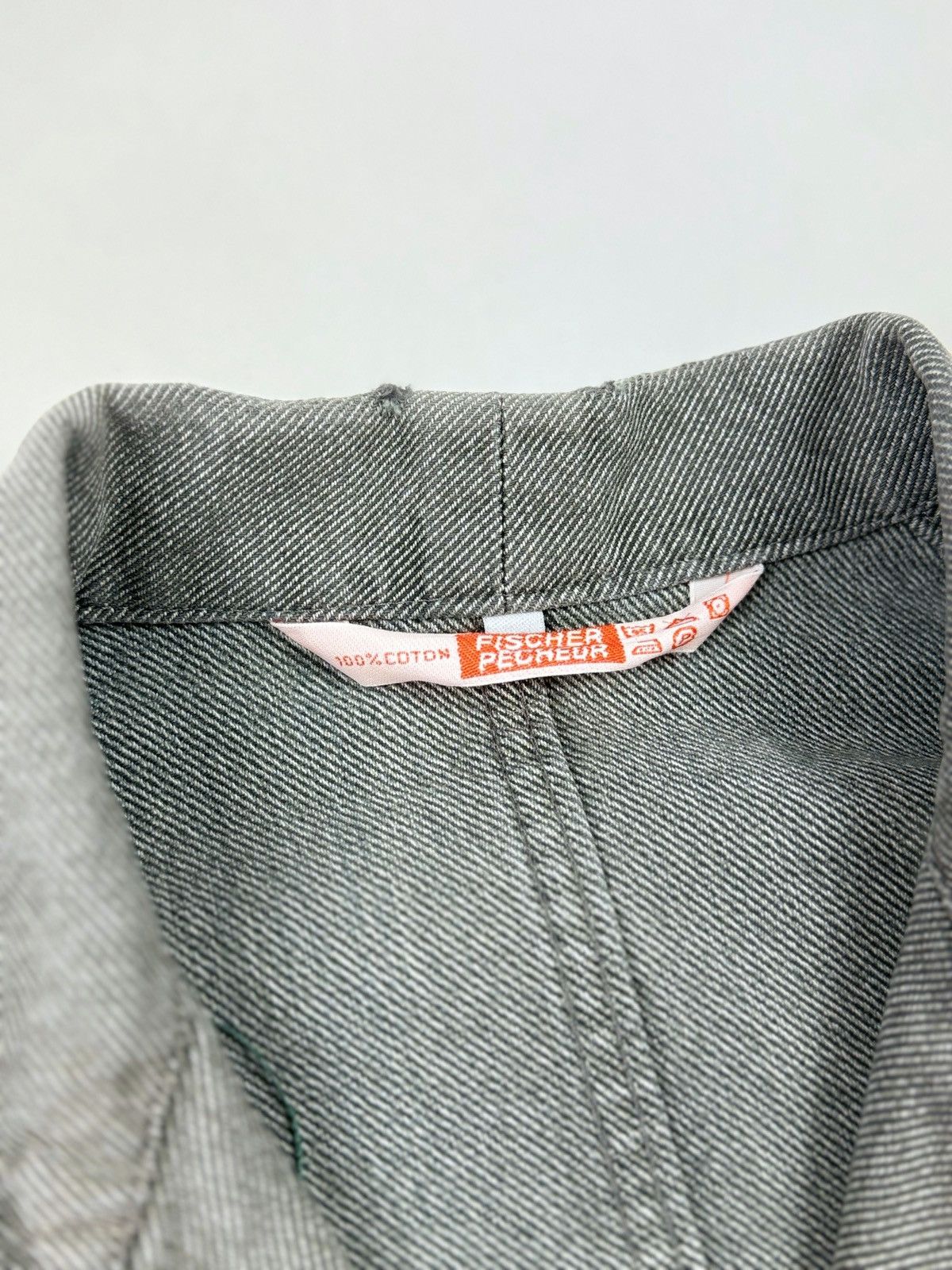 Vintage 70-80’s Vintage Fischer Salt and Pepper Repaired Work Jacket Size US M / EU 48-50 / 2 - 7 Thumbnail