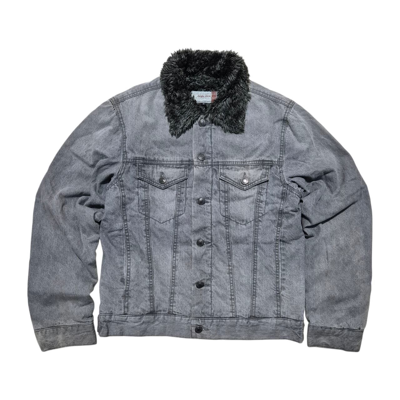 Japanese Brand Jungle storm denim sherpa jacket - ifsixwasnine lgb style Size US M / EU 48-50 / 2 - 1 Thumbnail