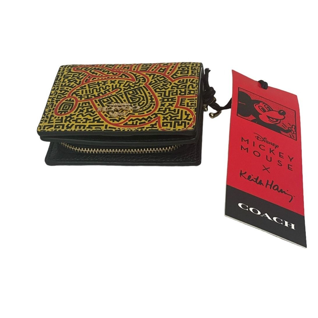 Coach Coach Disney Mickey Mouse X Keith Haring Snap Wallet New Size ONE SIZE - 5 Thumbnail