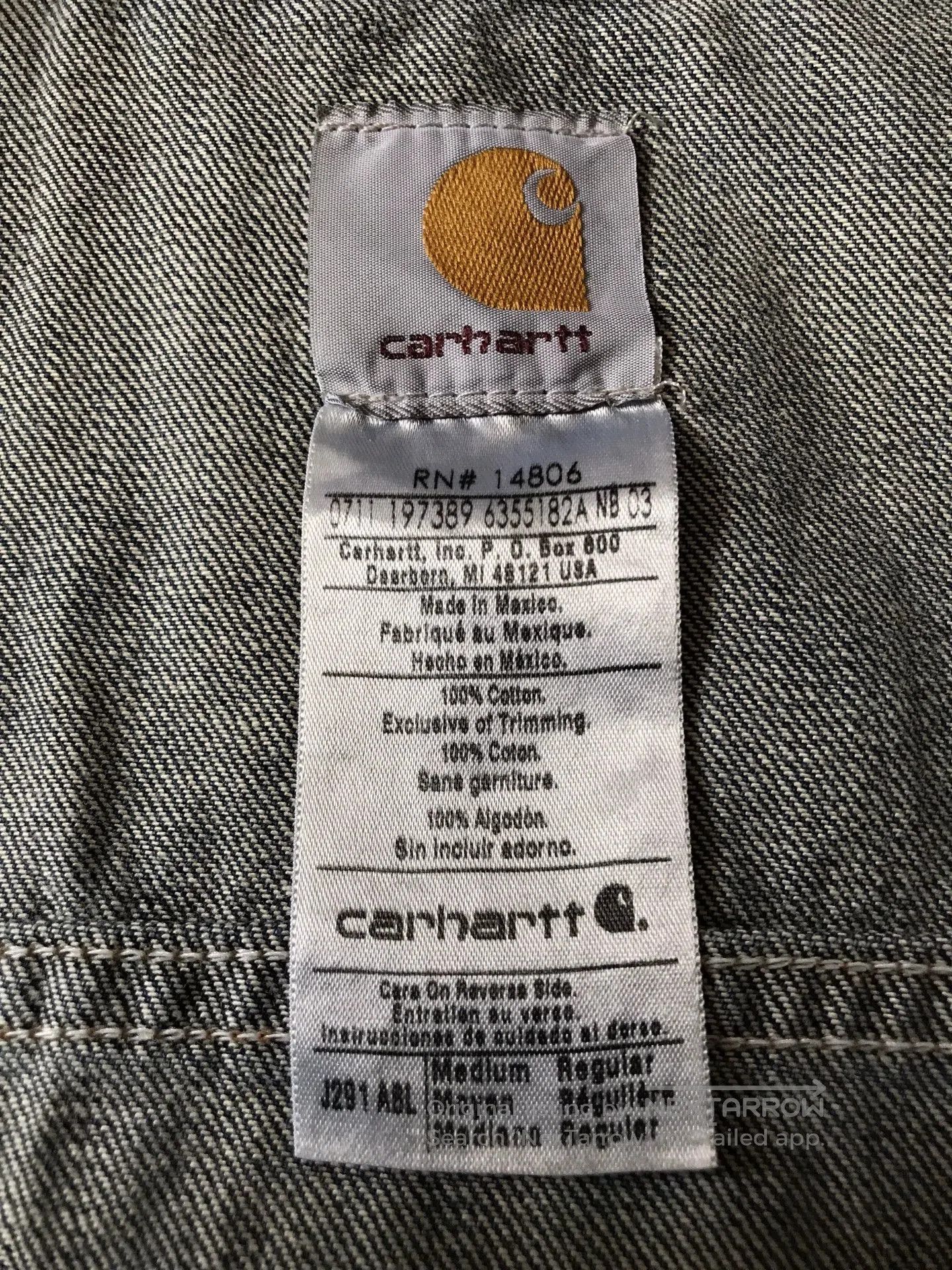 Carhartt Carhartt J291 Washed Denim Jacket. Size US M / EU 48-50 / 2 - 9 Thumbnail