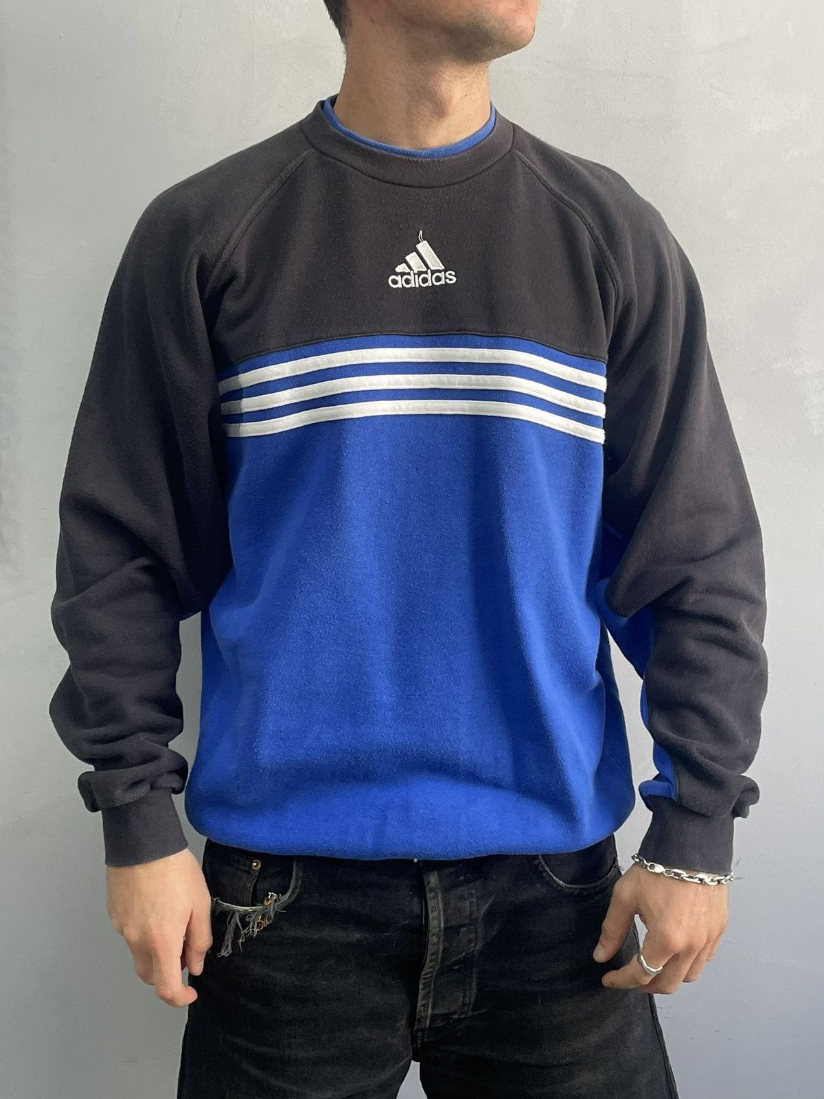 Adidas Adidas retro 90s crew neck sweatshirt Size US L / EU 52-54 / 3 - 1 Thumbnail