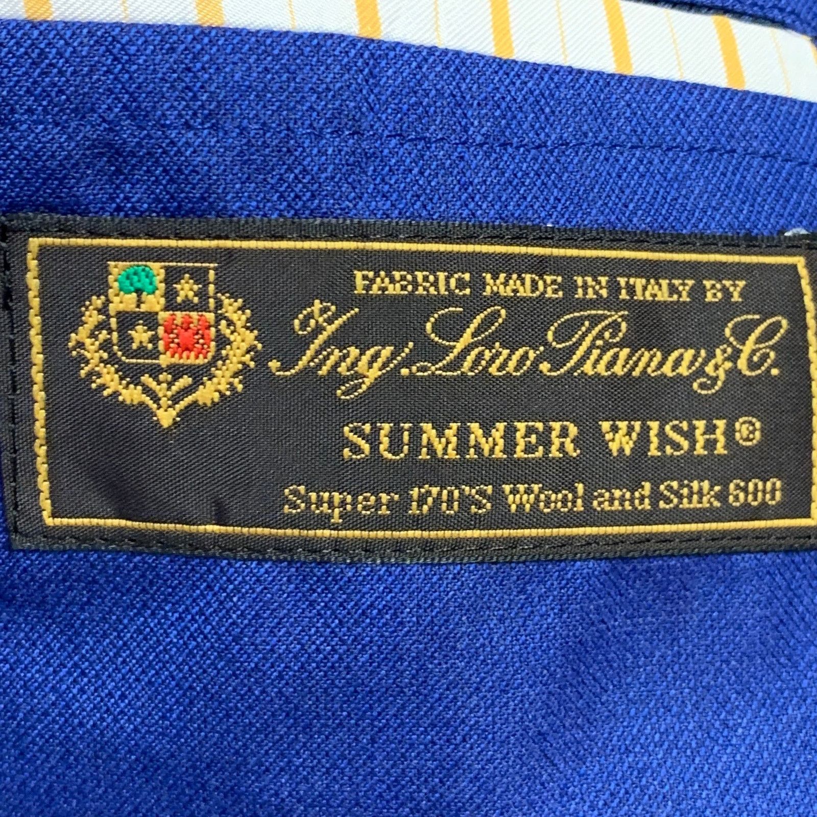 Hickey Freeman Size 44 Regular Blue Wool Silk Notch Lapel Sport Coat Size 44R - 7 Thumbnail