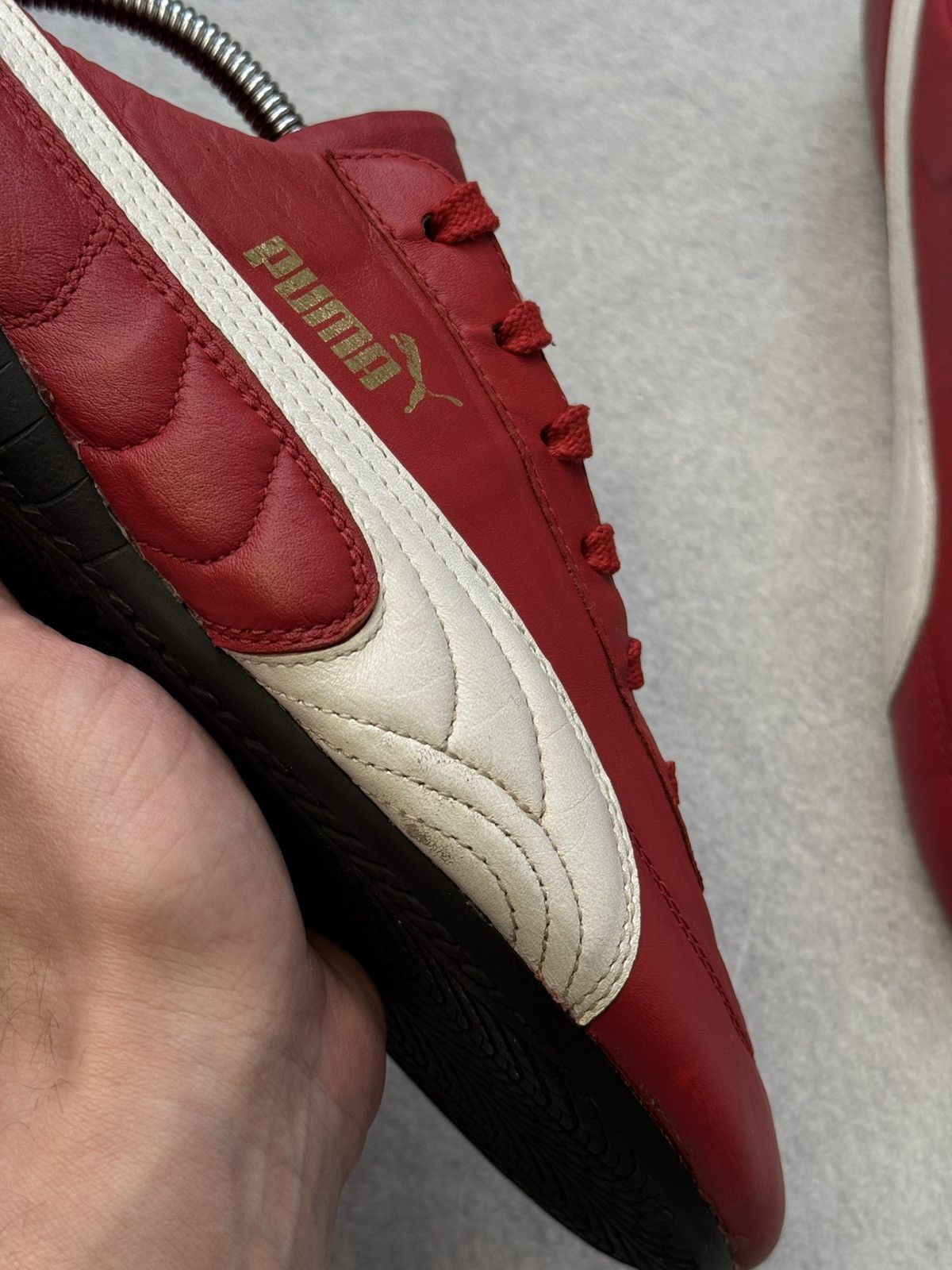 Puma Vintage Puma Speedcat Red Leather Sneakers Hype y2k US10 Size US 10 / EU 43 - 9 Thumbnail