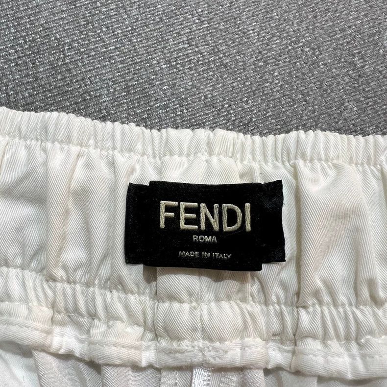 Fendi Fendi White Casual Pants with Removable Zipper Size US 44 / EU 60 - 6 Thumbnail