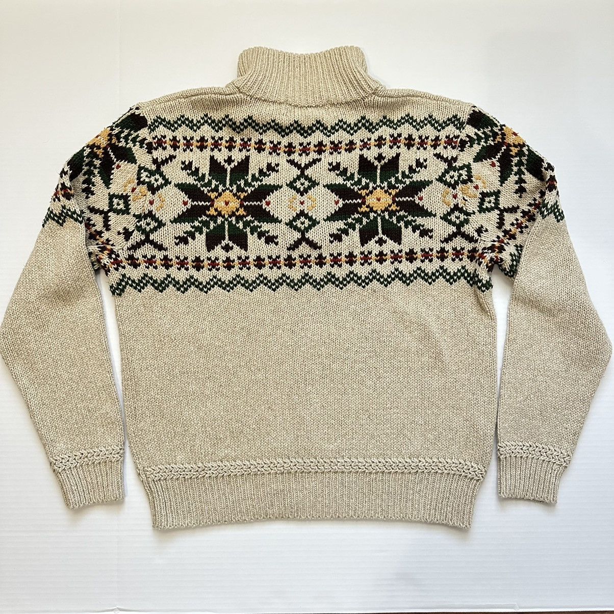 Polo Ralph Lauren Vintage Polo Ralph Lauren Snowflake Fair Isle Sweater Large Size US L / EU 52-54 / 3 - 2 Thumbnail