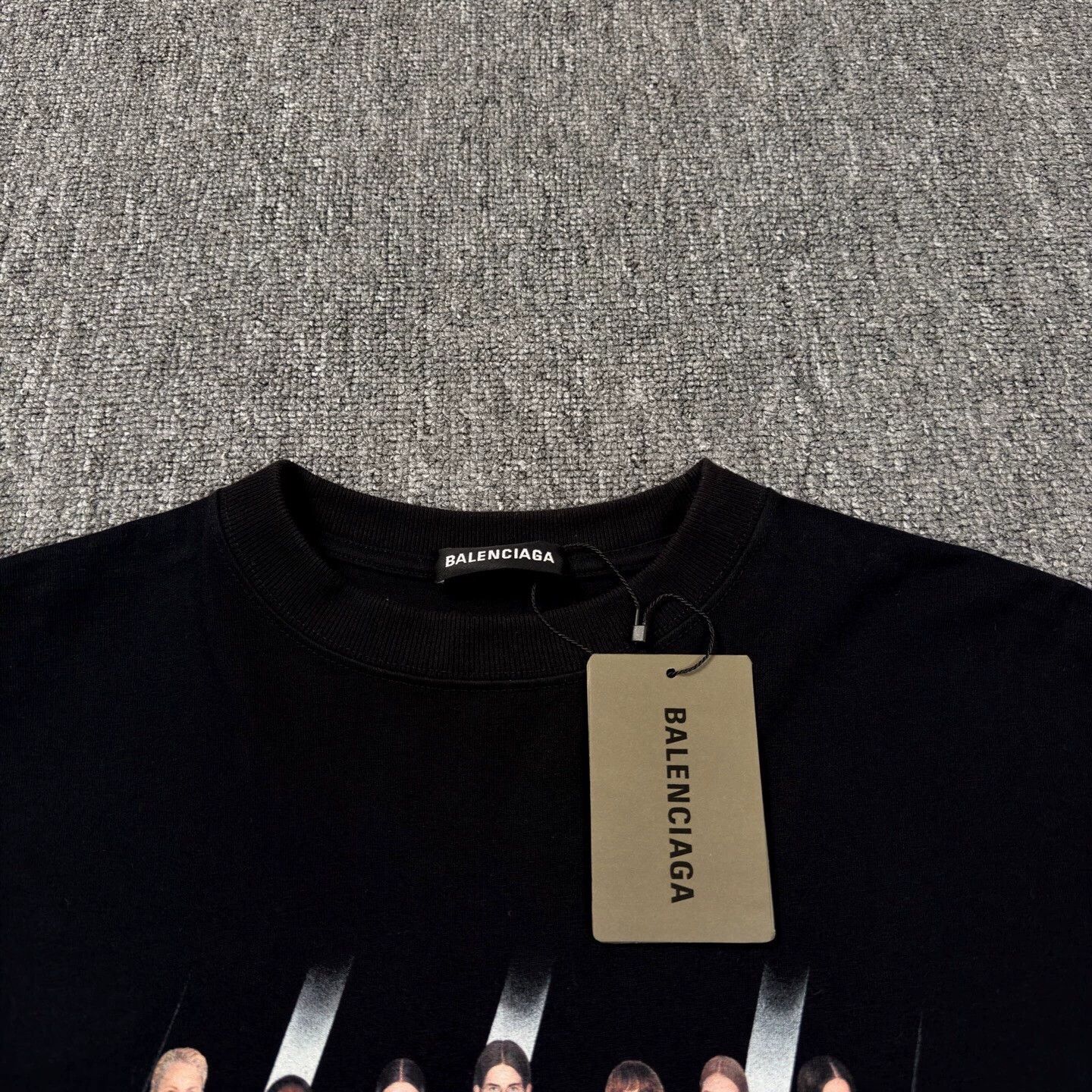 Balenciaga Balenciaga Black Band Print SS Tee L Near New Size US L / EU 52-54 / 3 - 3 Thumbnail