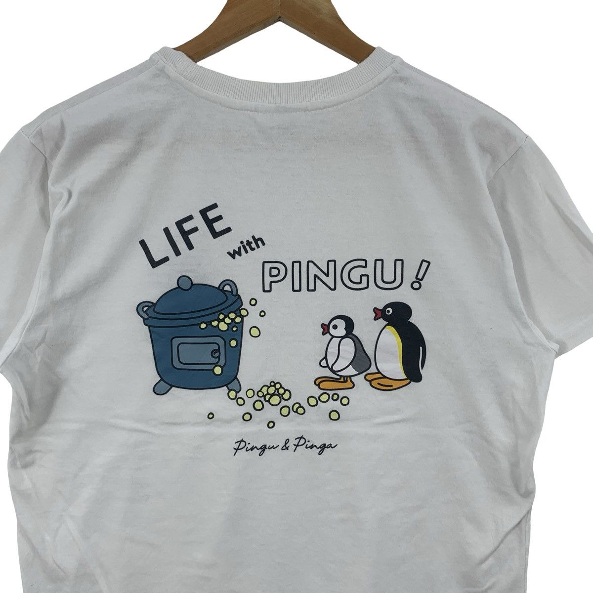 Other PINGU CARTOON ANIMATION Life With Pingu Tee Shirt Top Size US M / EU 48-50 / 2 - 7 Thumbnail