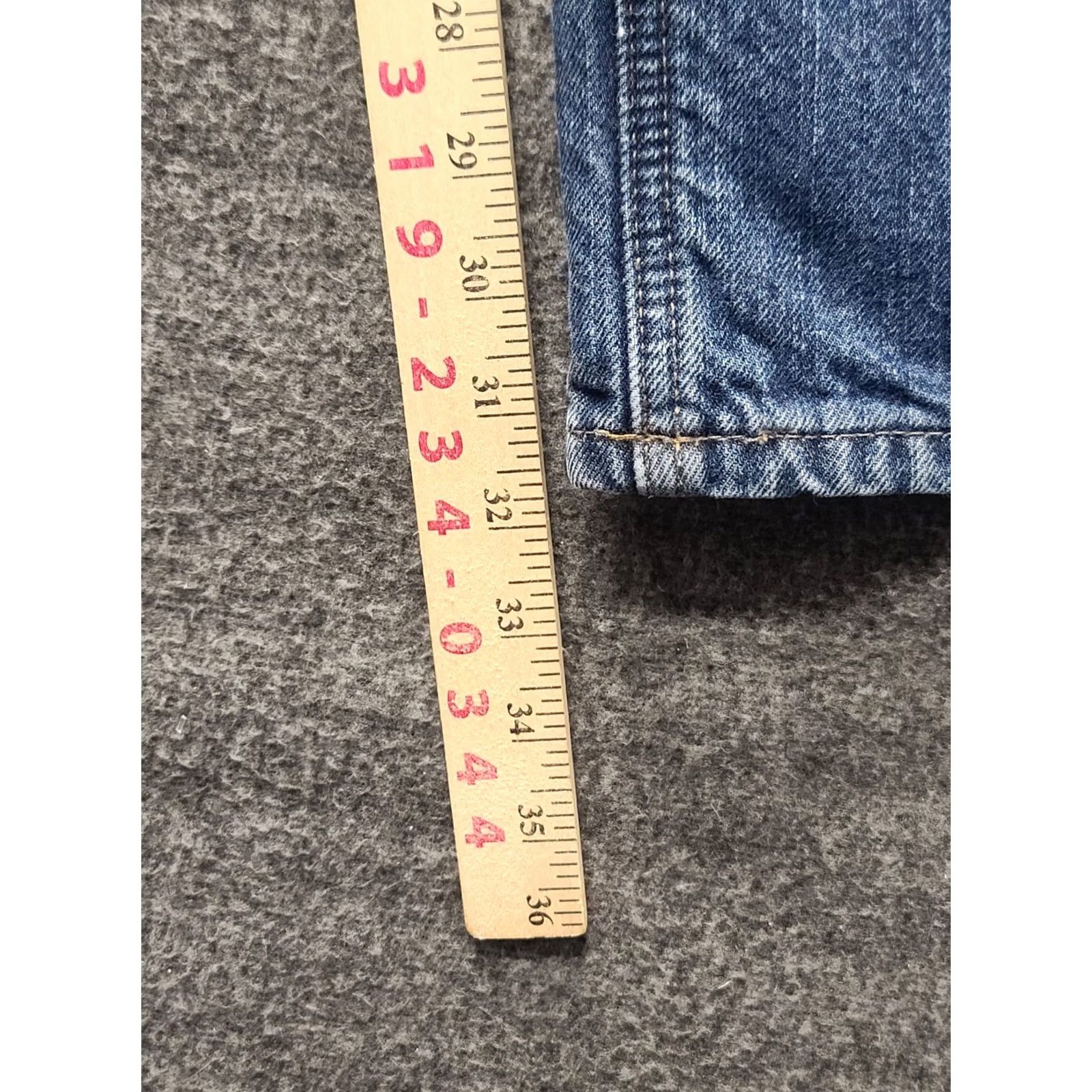 Carhartt Carhartt Jeans Womens 16x32 Regular Flannel Lined Straight Leg Blue 100% Cotton Workwear Mens? No. Size 38" / US 16 / IT 52 - 6 Thumbnail