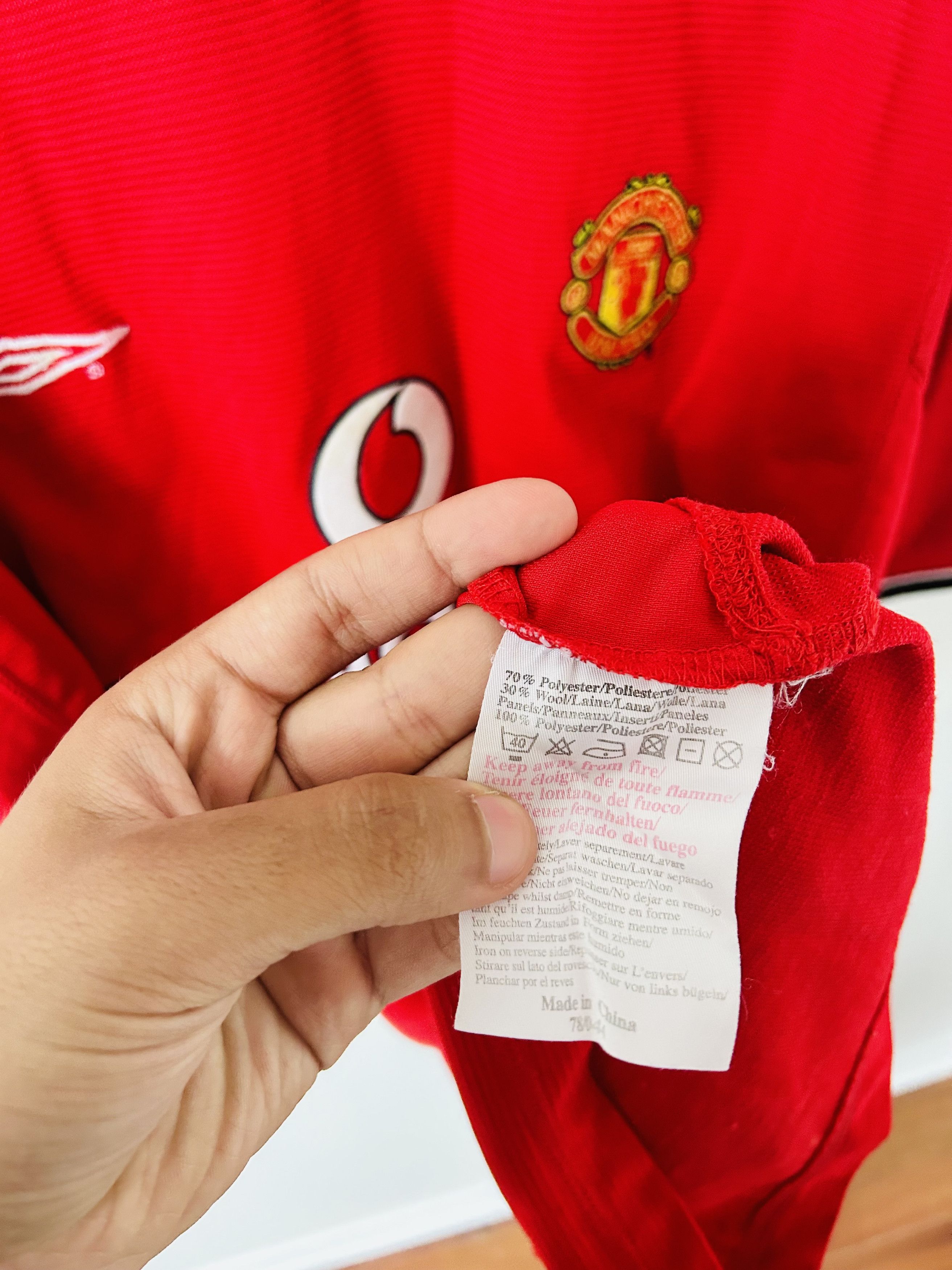 Umbro manchester united 1999/00 home jersey Size US L / EU 52-54 / 3 - 3 Thumbnail
