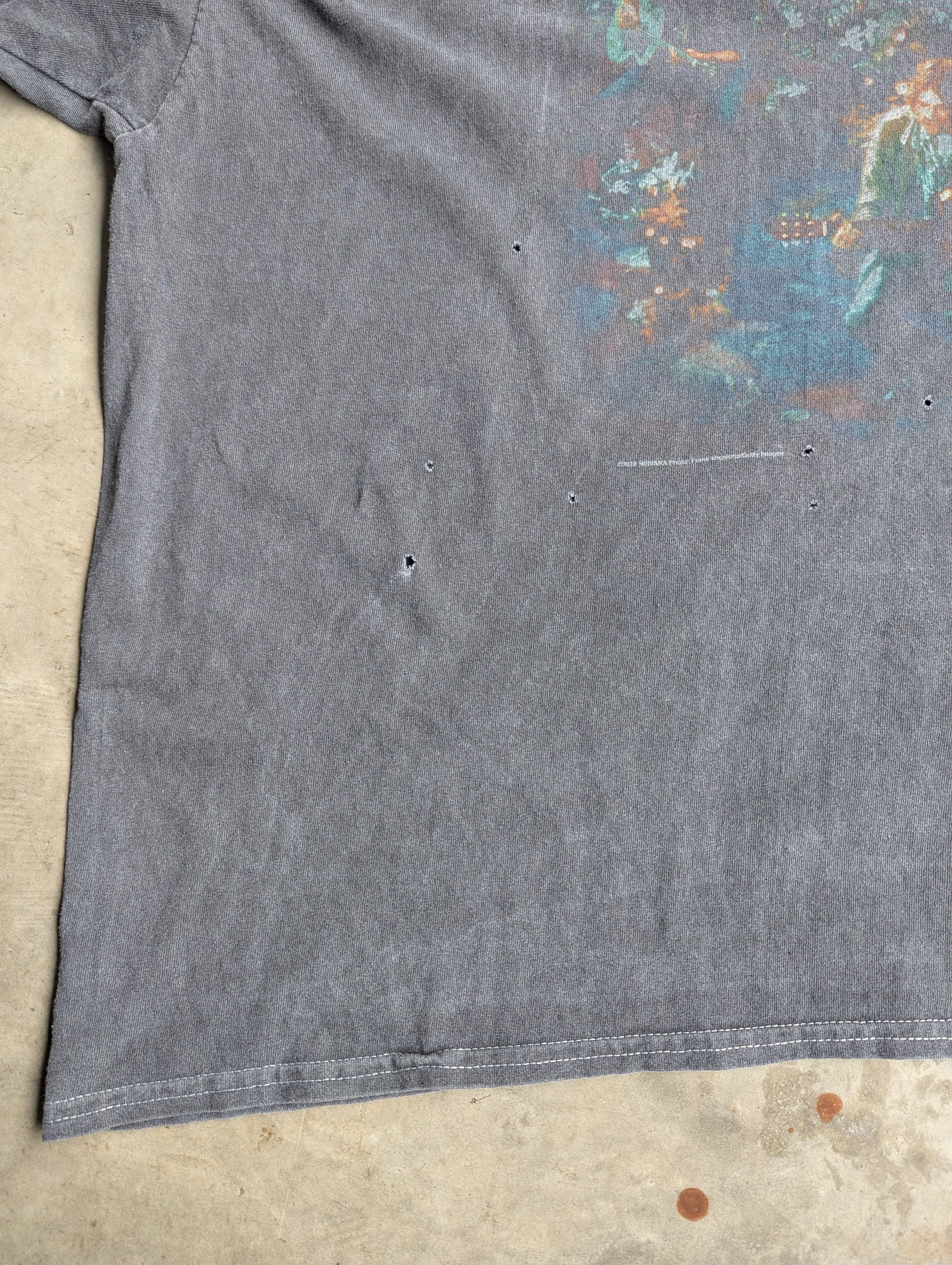 Band Tees Distressed Thrashed Nirvana MTV Unplugged Tshirt Size US XXL / EU 58 / 5 - 5 Thumbnail