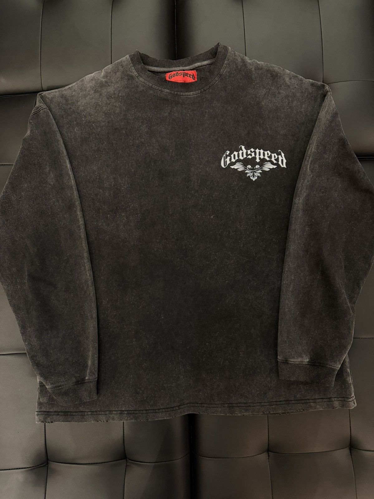 Godspeed Size XL - GodSpeed FloralSkull L/S Tee Black Size US XL / EU 56 / 4 - 1 Thumbnail