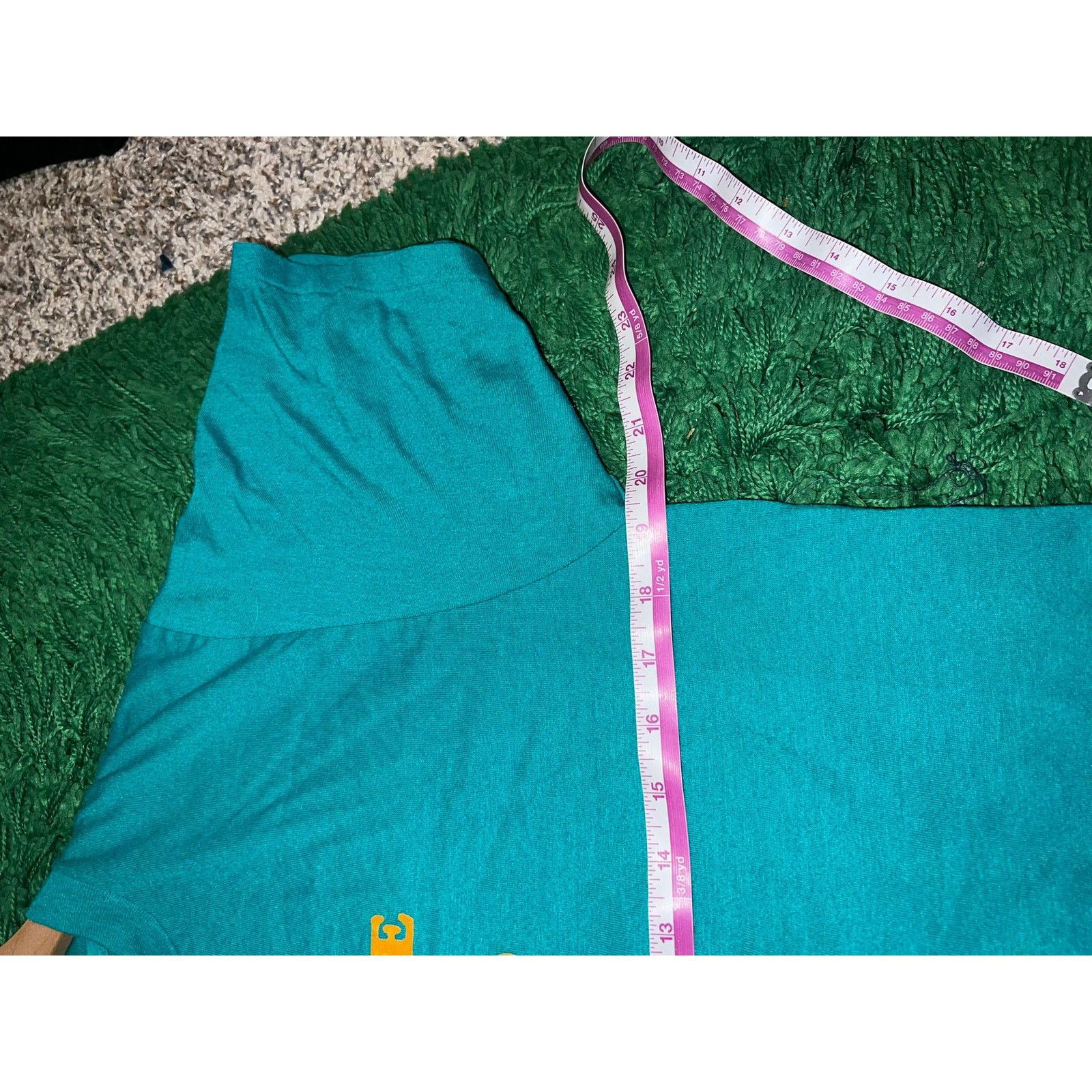 Hanes Vintage All Juice No Seed Shirt 80s Teal Tee VTG 1980s M Size US M / EU 48-50 / 2 - 7 Thumbnail