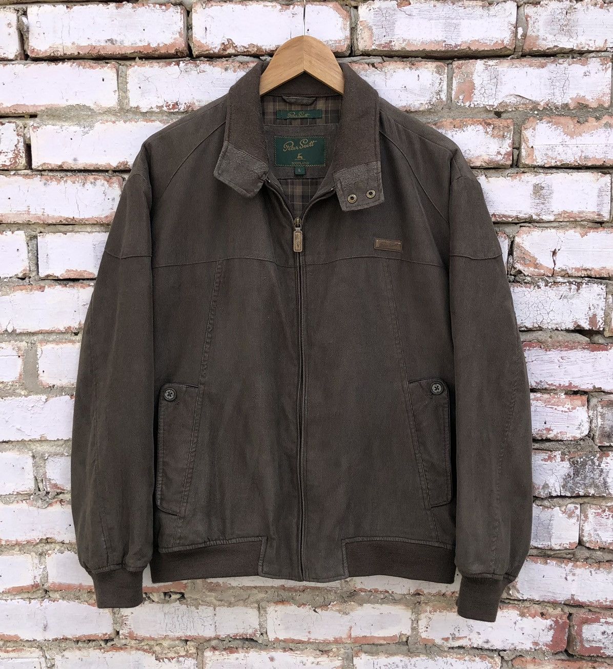 Vintage Vintage Peter Scott Scotland Conduray Bomber Jacket Size US L / EU 52-54 / 3 - 11 Thumbnail