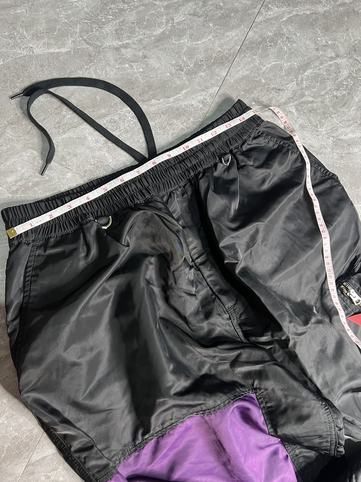 Alpha Industries Alpha industries x C2H4 x MMJ Nylon Patchwork Sweat Pants Size US 35 - 22 Thumbnail