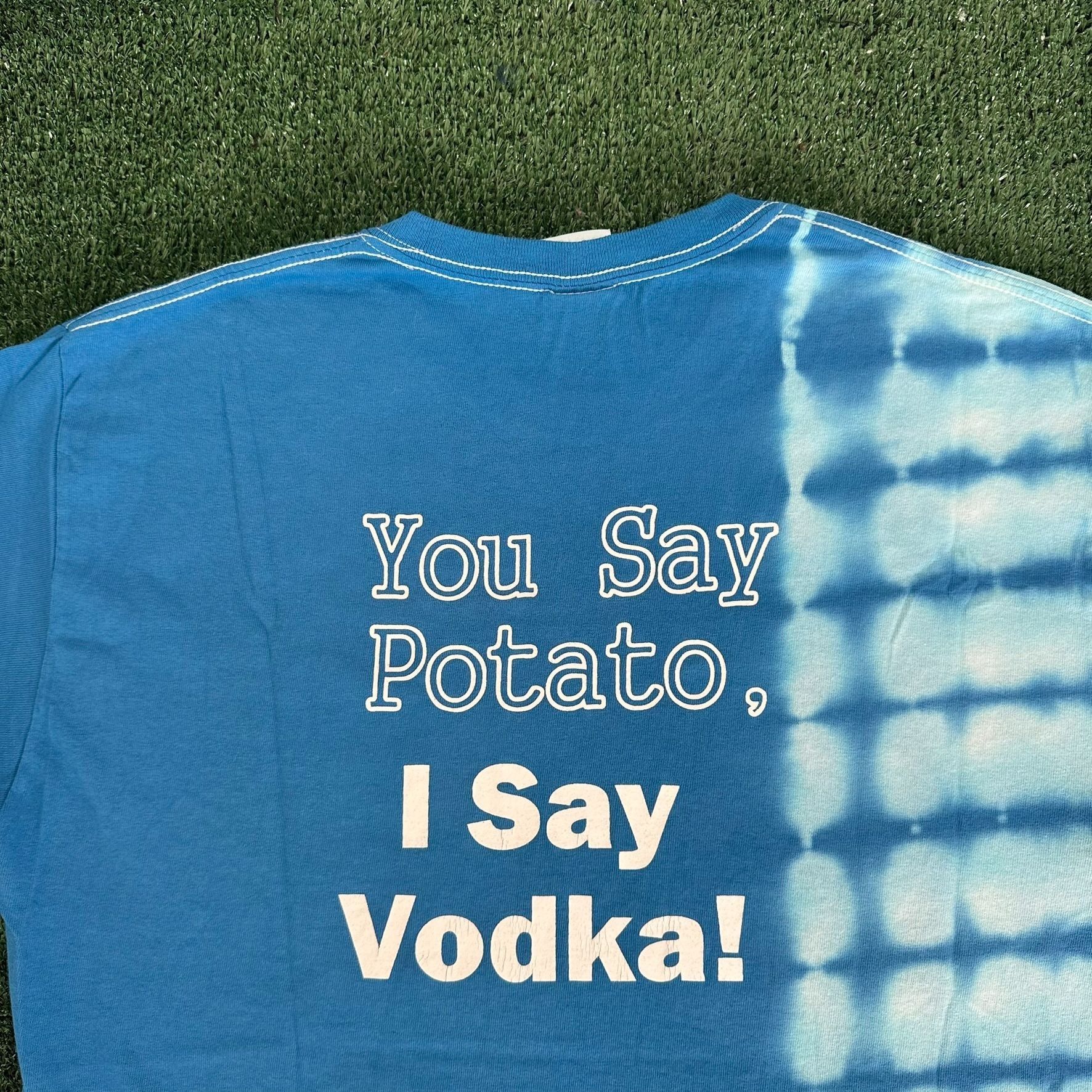 Gildan Vintage Y2K Funny Vodak Tee Drunk Humor Slogan Party Tee Size US M / EU 48-50 / 2 - 3 Thumbnail