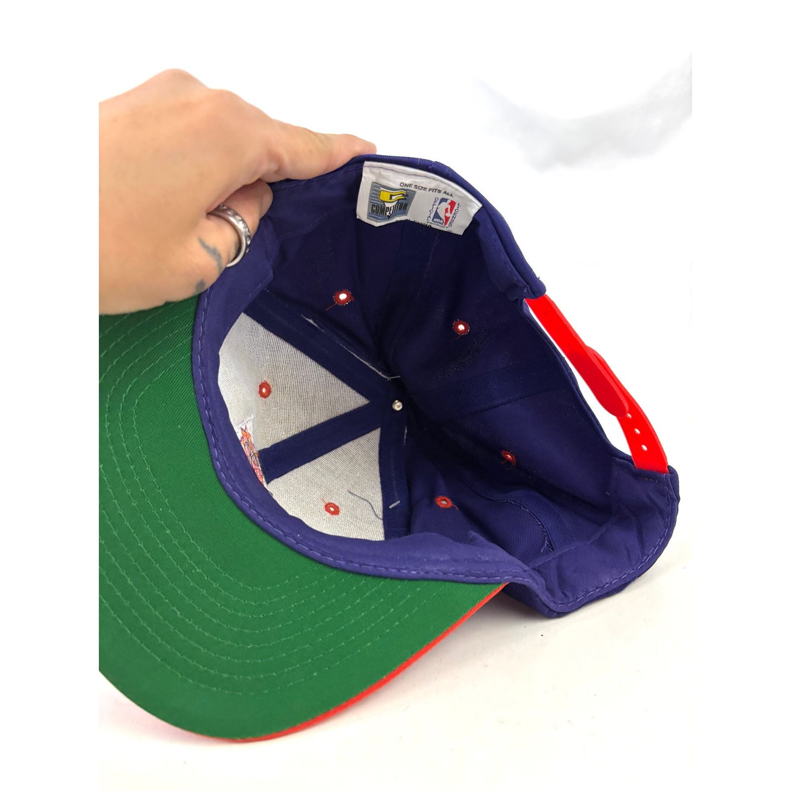 Vintage Phoenix Suns Logo Snapback Hat 90s Deadstock Nba Basketball Size ONE SIZE - 7 Thumbnail